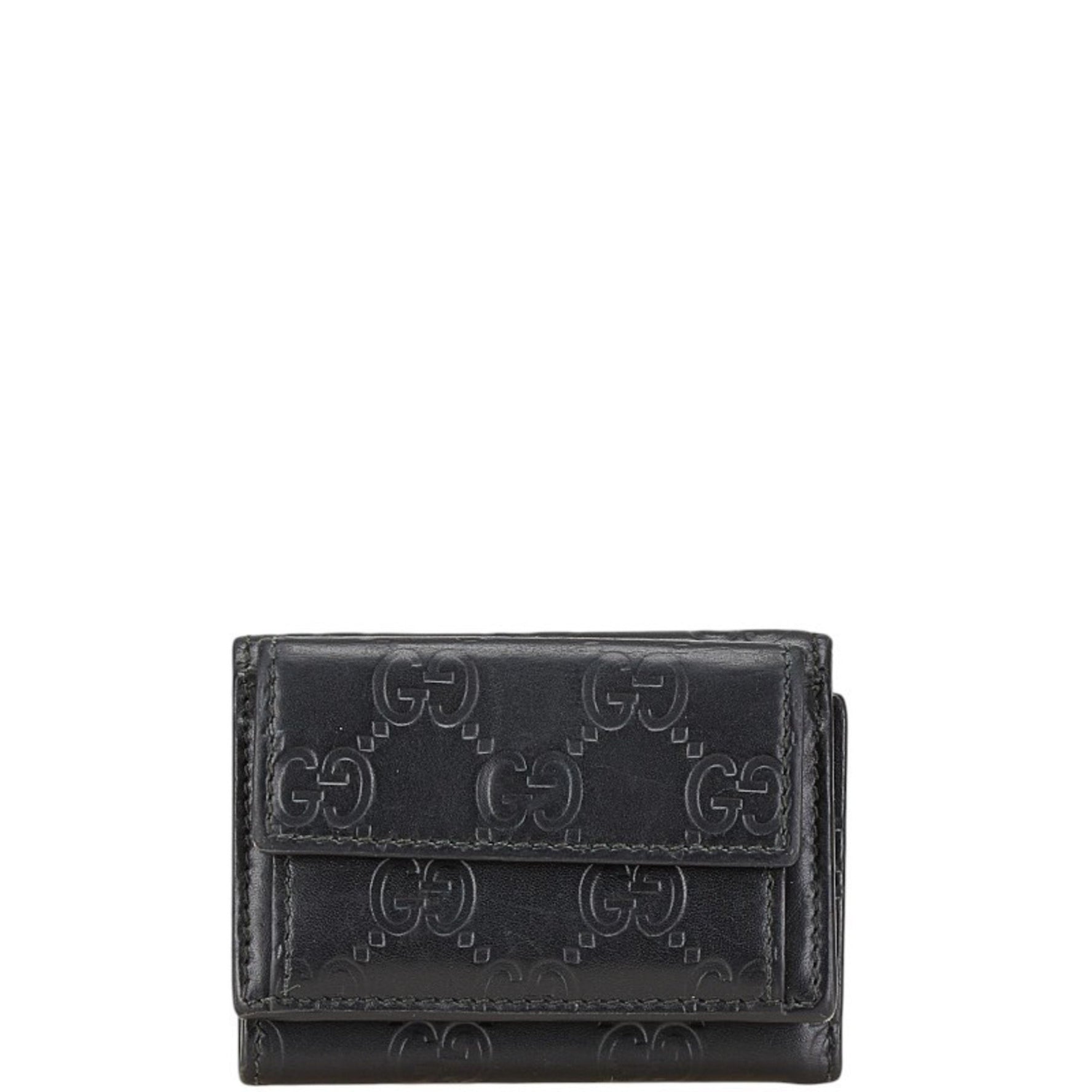 Gucci Guccissima Bi-fold Wallet PVC Leather