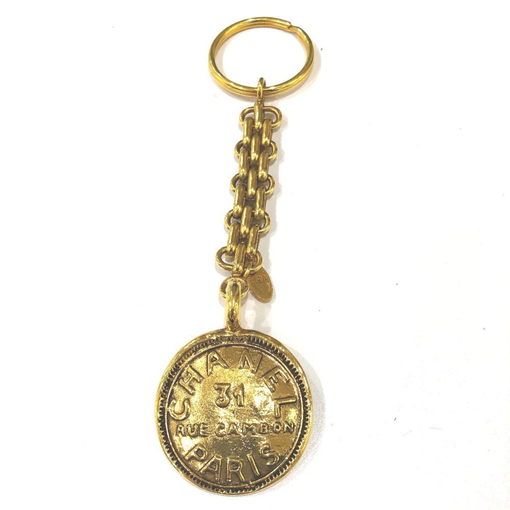 CHANEL 31 Vintage Rue Cambon Bag Charm Keychain GP