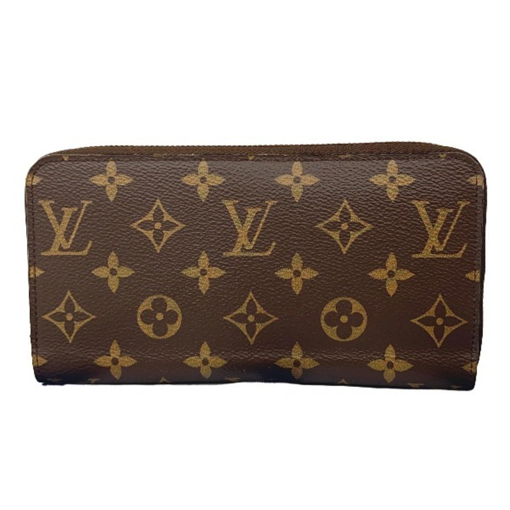 Louis Vuitton Round Zipper Monogram Zippy Wallet Fuchsia Long