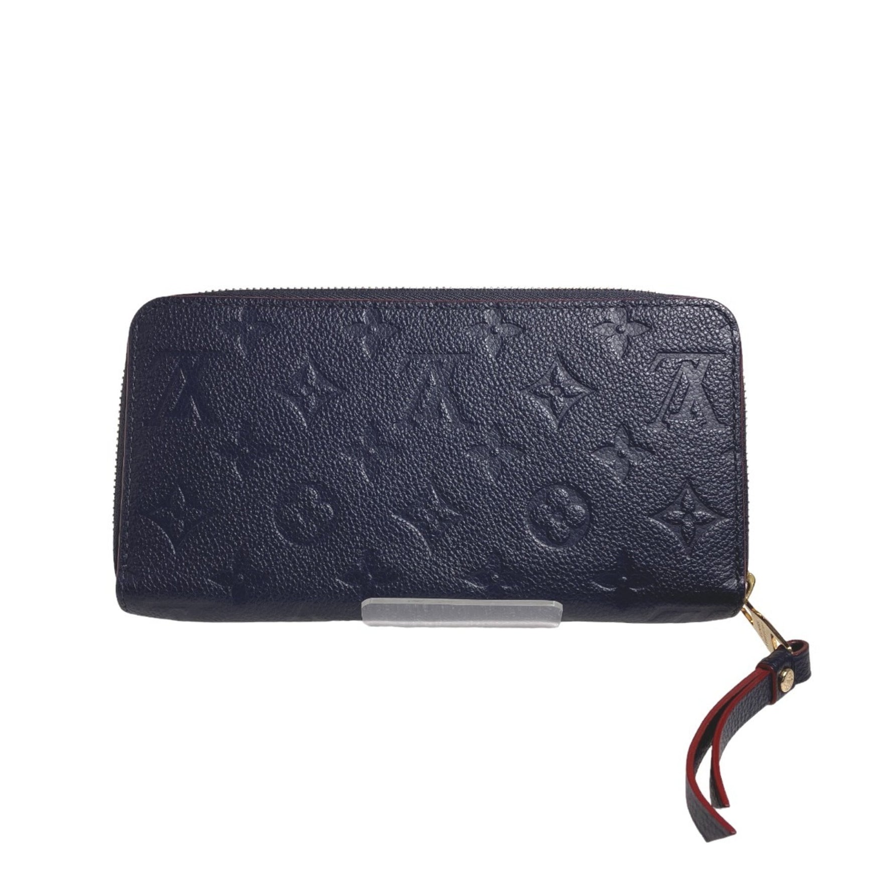 Louis Vuitton Zippy Wallet Empreinte Marine Rouge Long