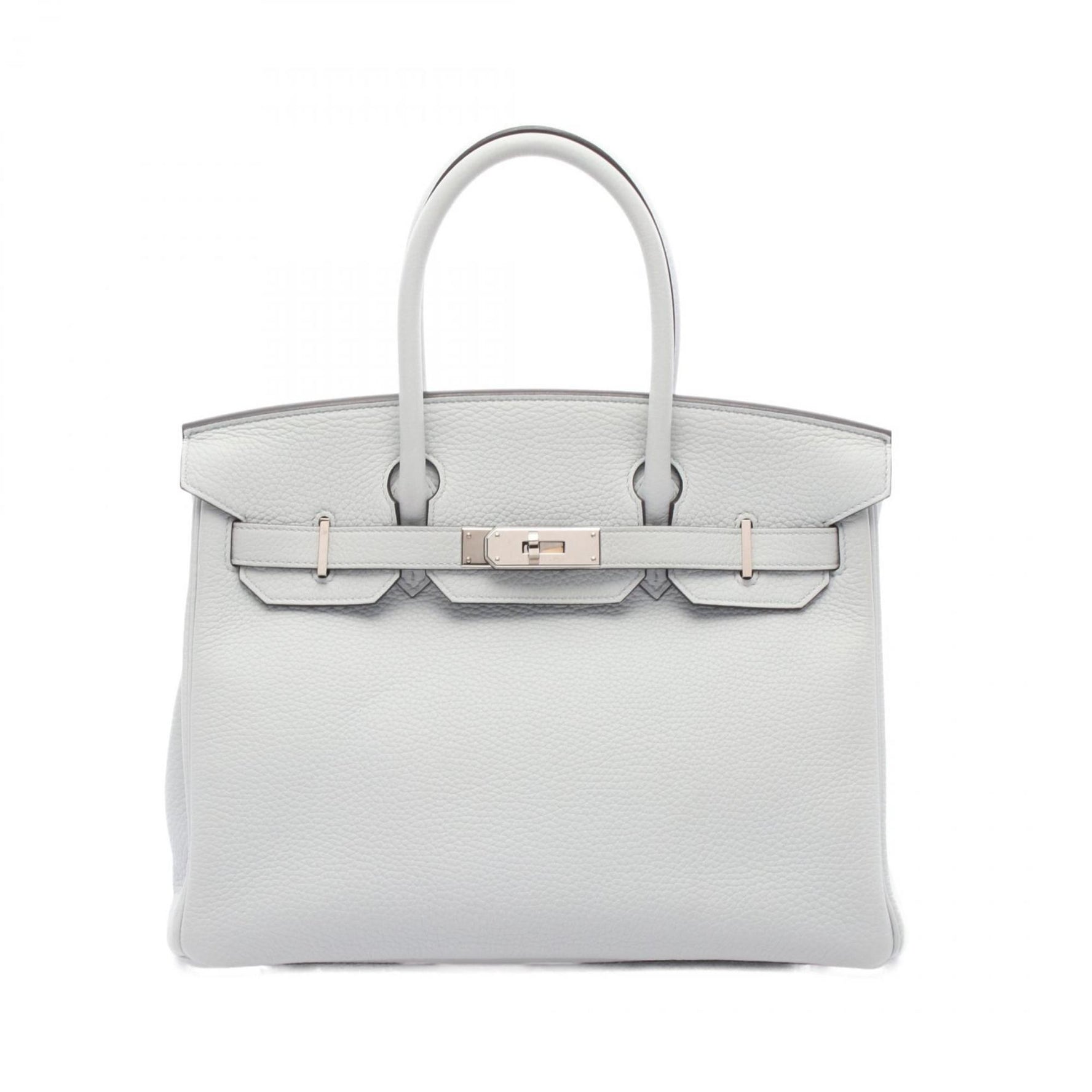 Hermes Birkin 30 Bleu Brume Handbag Taurillon Clemence