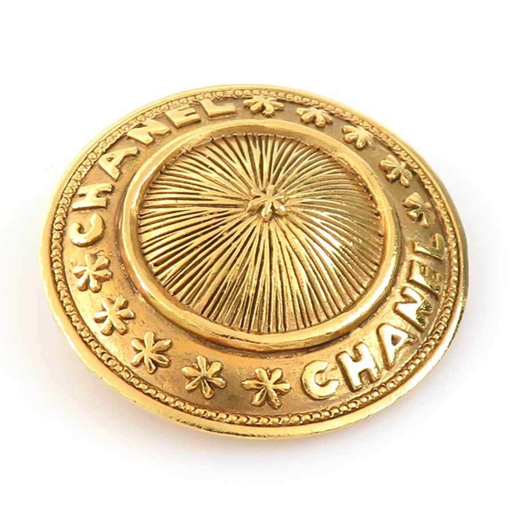 CHANEL Brooch Metal