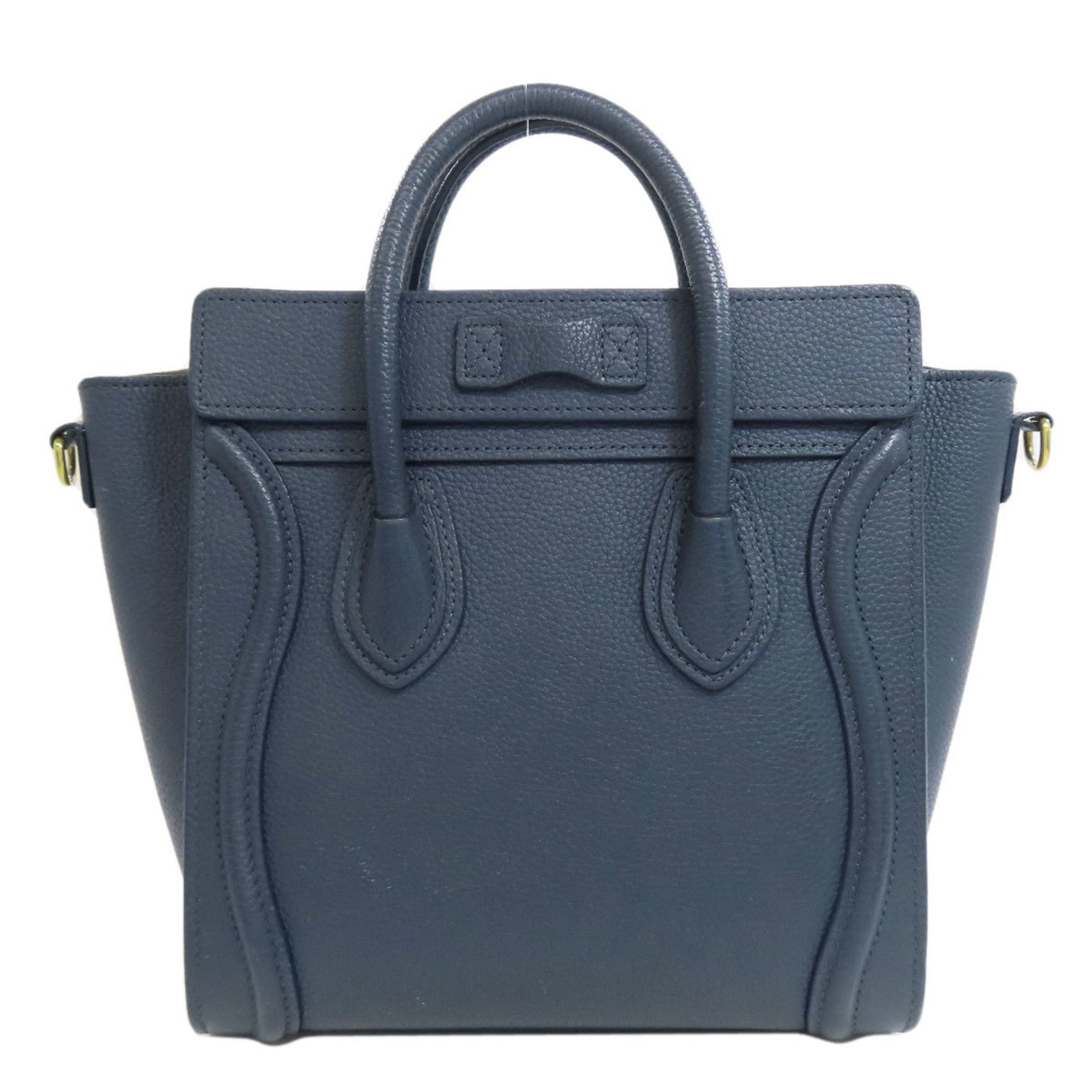 Celine Luggage Nano handbag in calfskin .