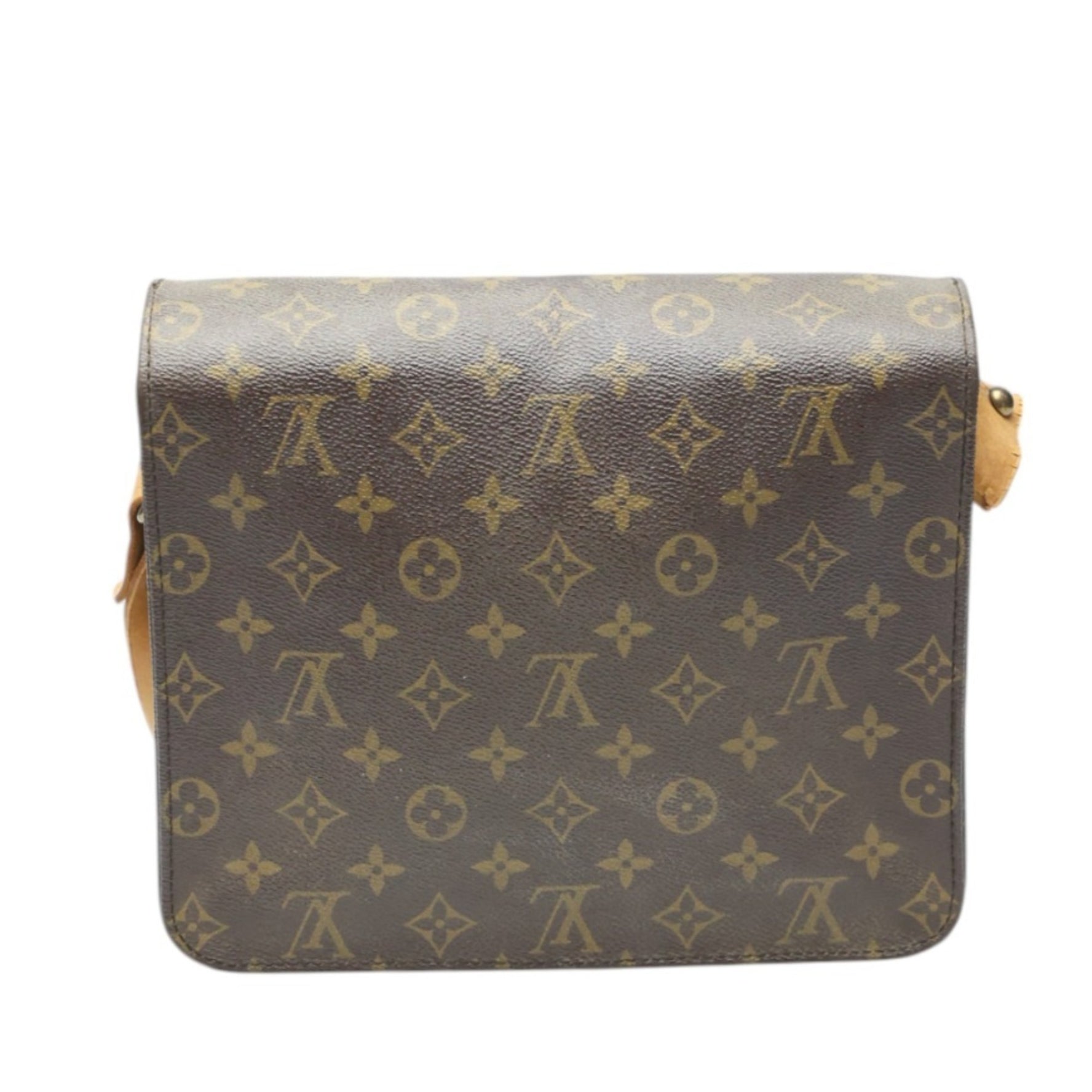 Louis Vuitton Shoulder Bag Monogram Cartesier GM Canvas Brown LV