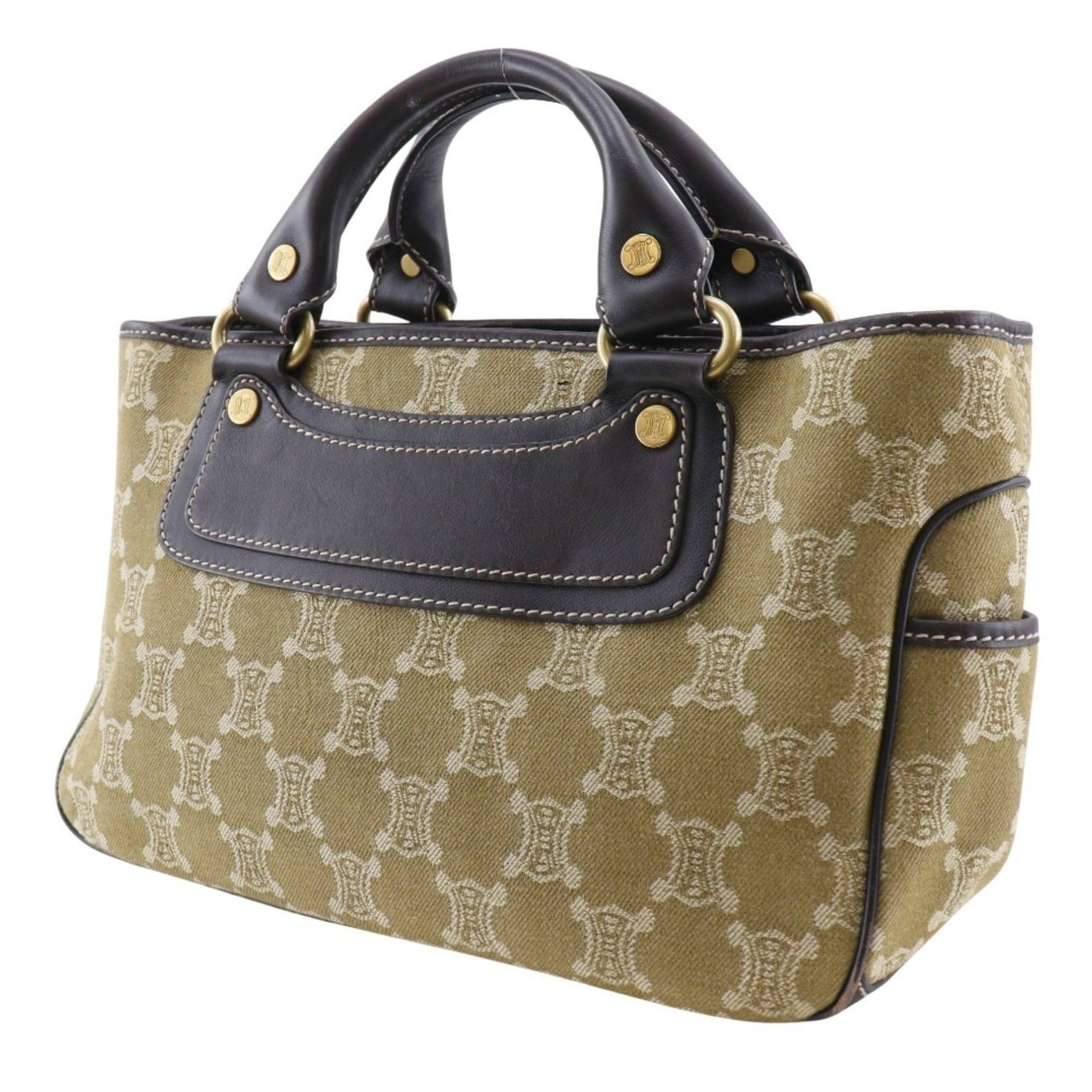 CELINE Boogie Bag Handbag Macadam Canvas Made in China bag