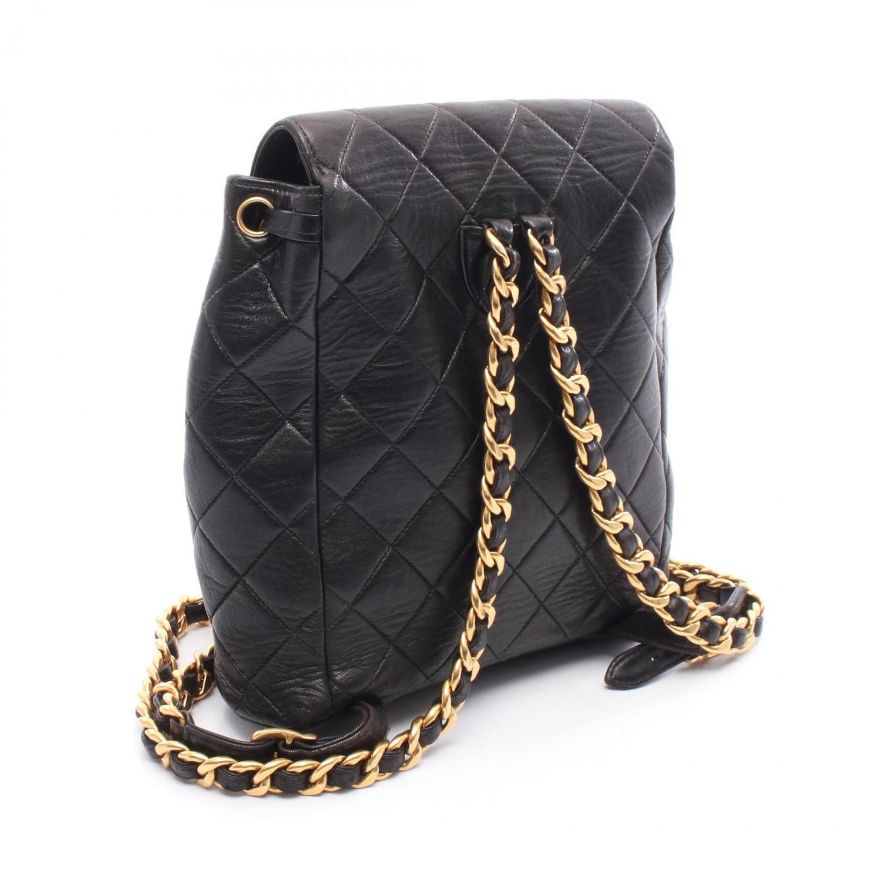 CHANEL Matelasse Backpack Bag in Lambskin Leather