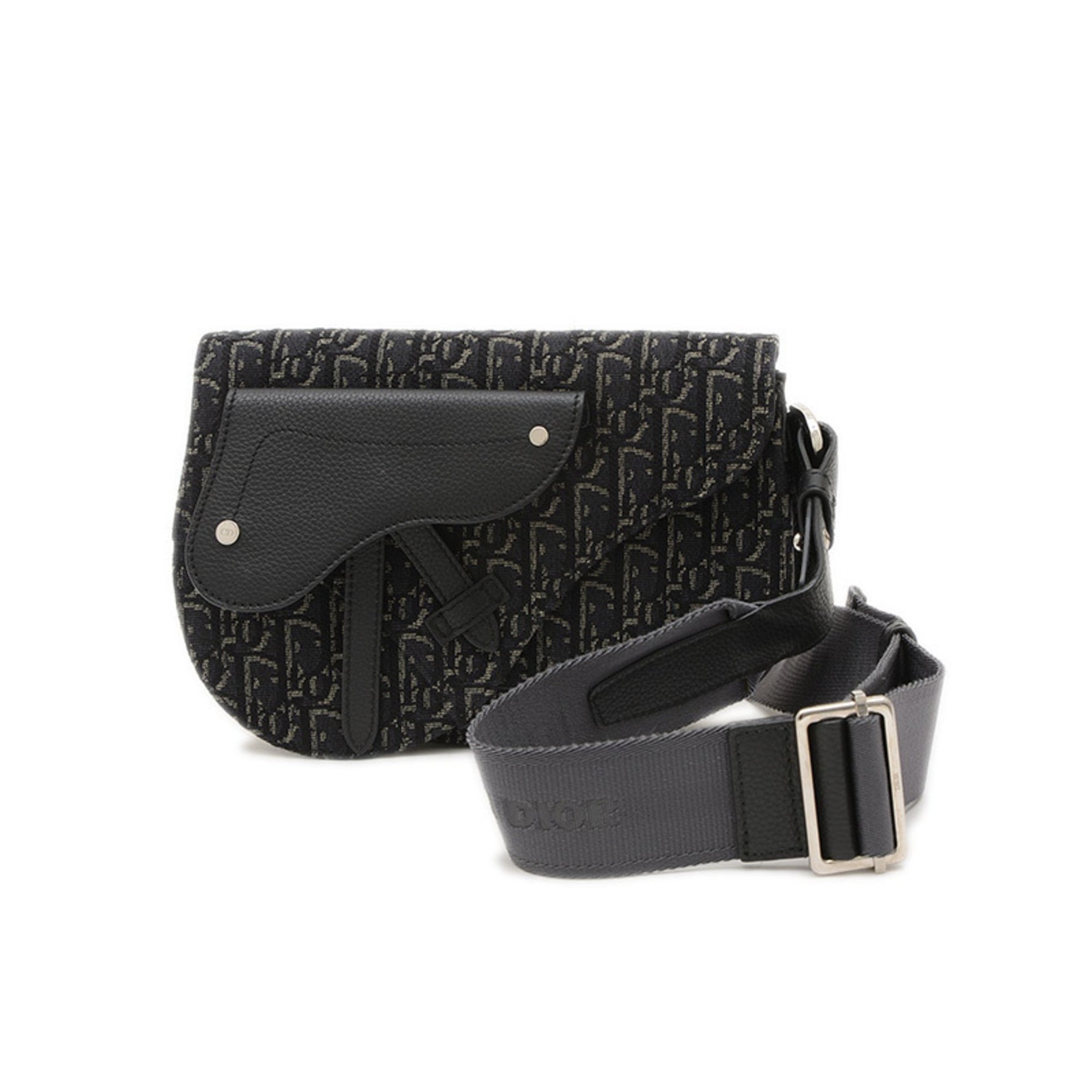 Christian Dior Dior Saddle Bag Oblique Shoulder Jacquard BP