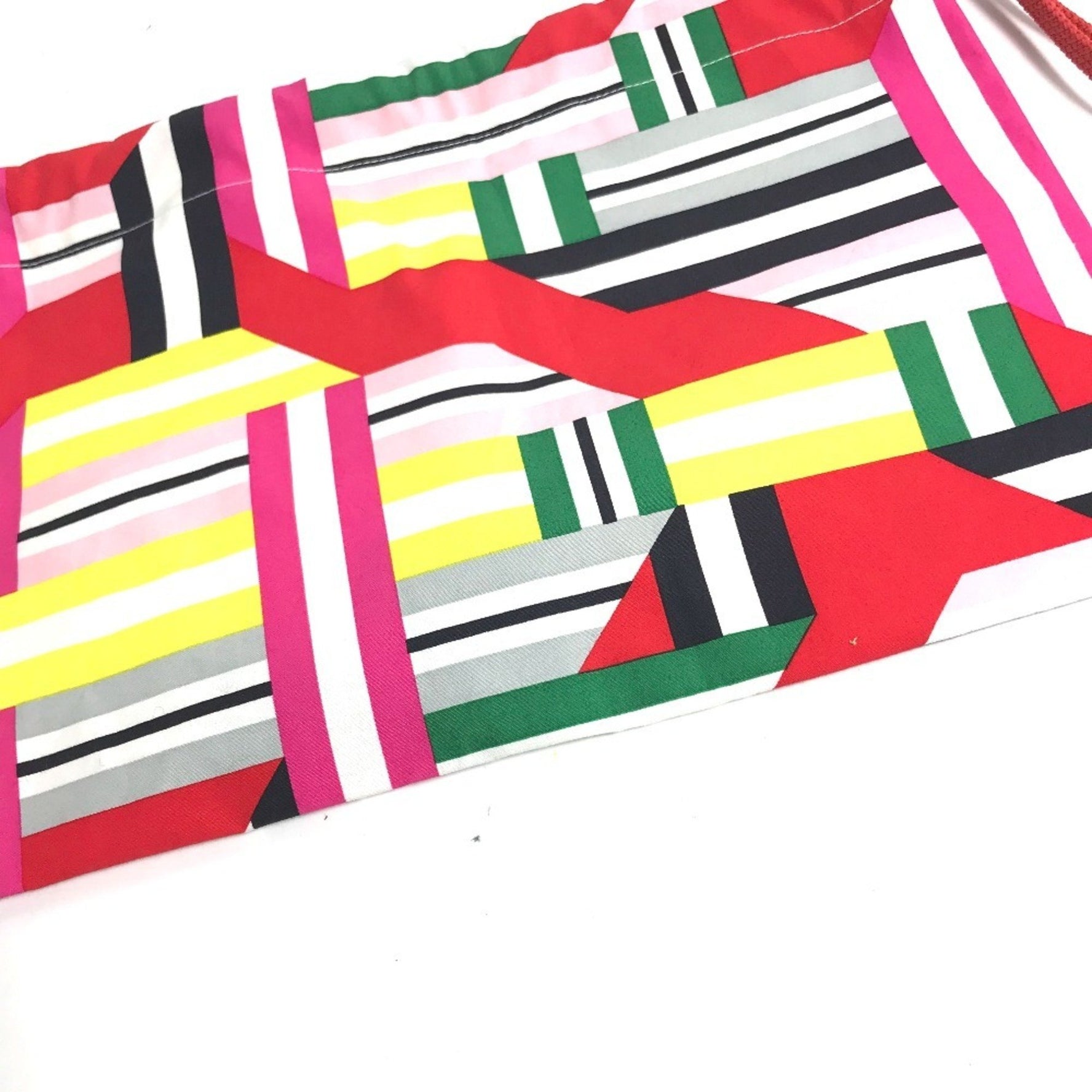 HERMES Petit H Pouch Silk Multicolor