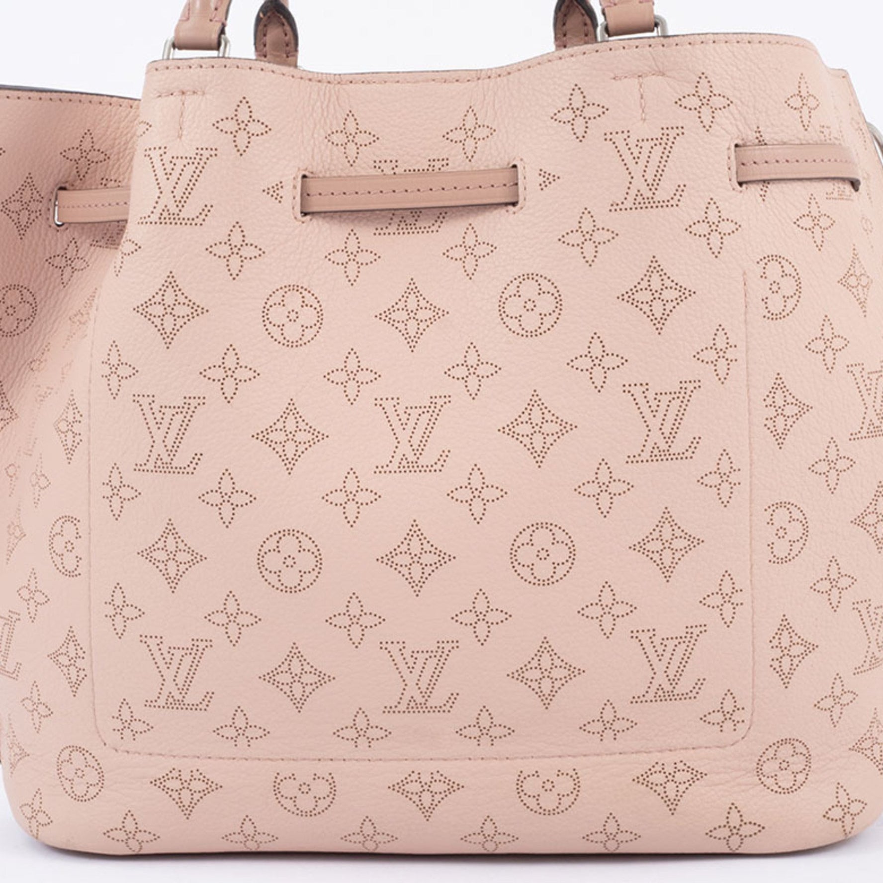 Louis Vuitton Girolata Mahina Handbag Leather Pink Magnolia Shoulder