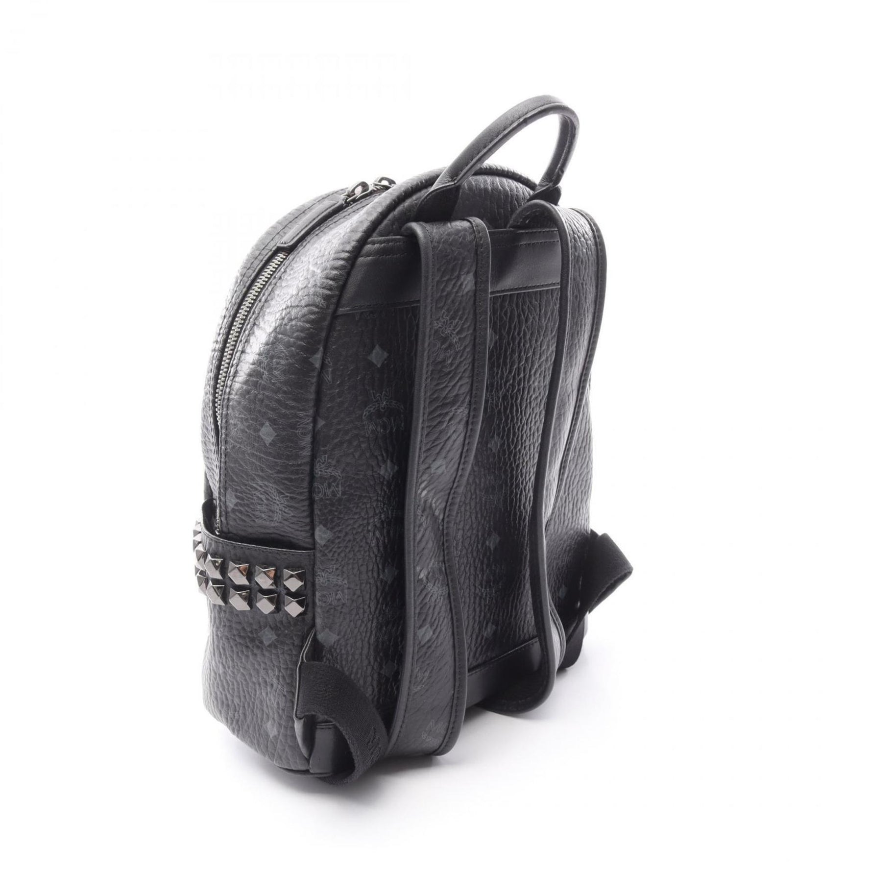 MCM Visetos Rucksack, Coated Canvas and Leather, Women