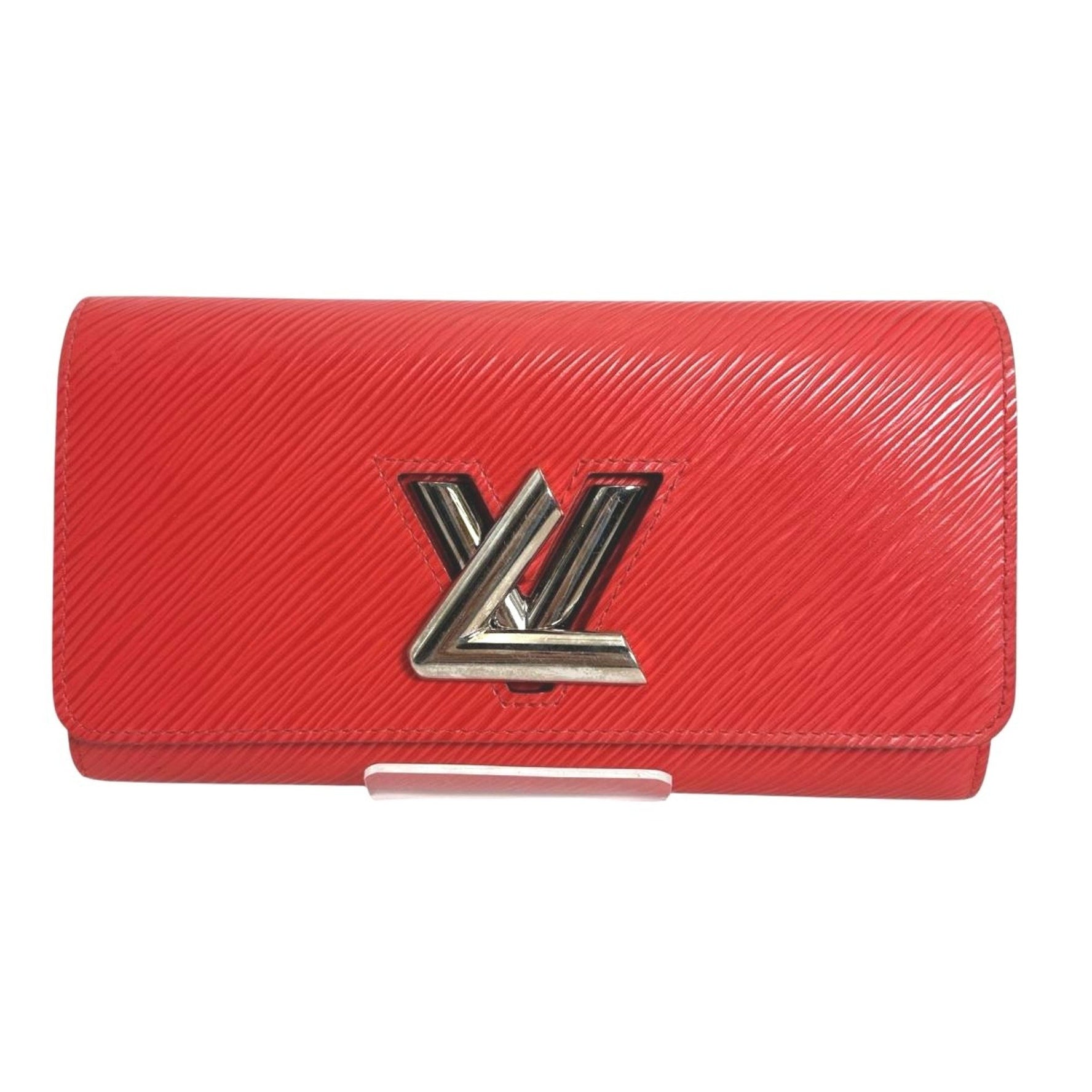 Louis Vuitton Long Wallet Epi Twist Leather Coquelicot