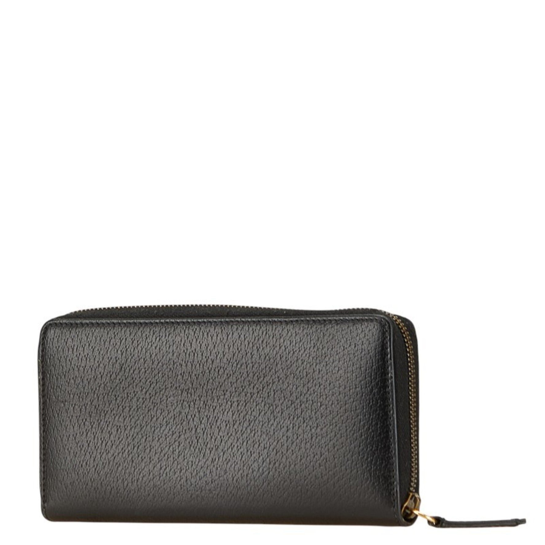 Gucci Animalier Bee Zip-Around Long Wallet Leather
