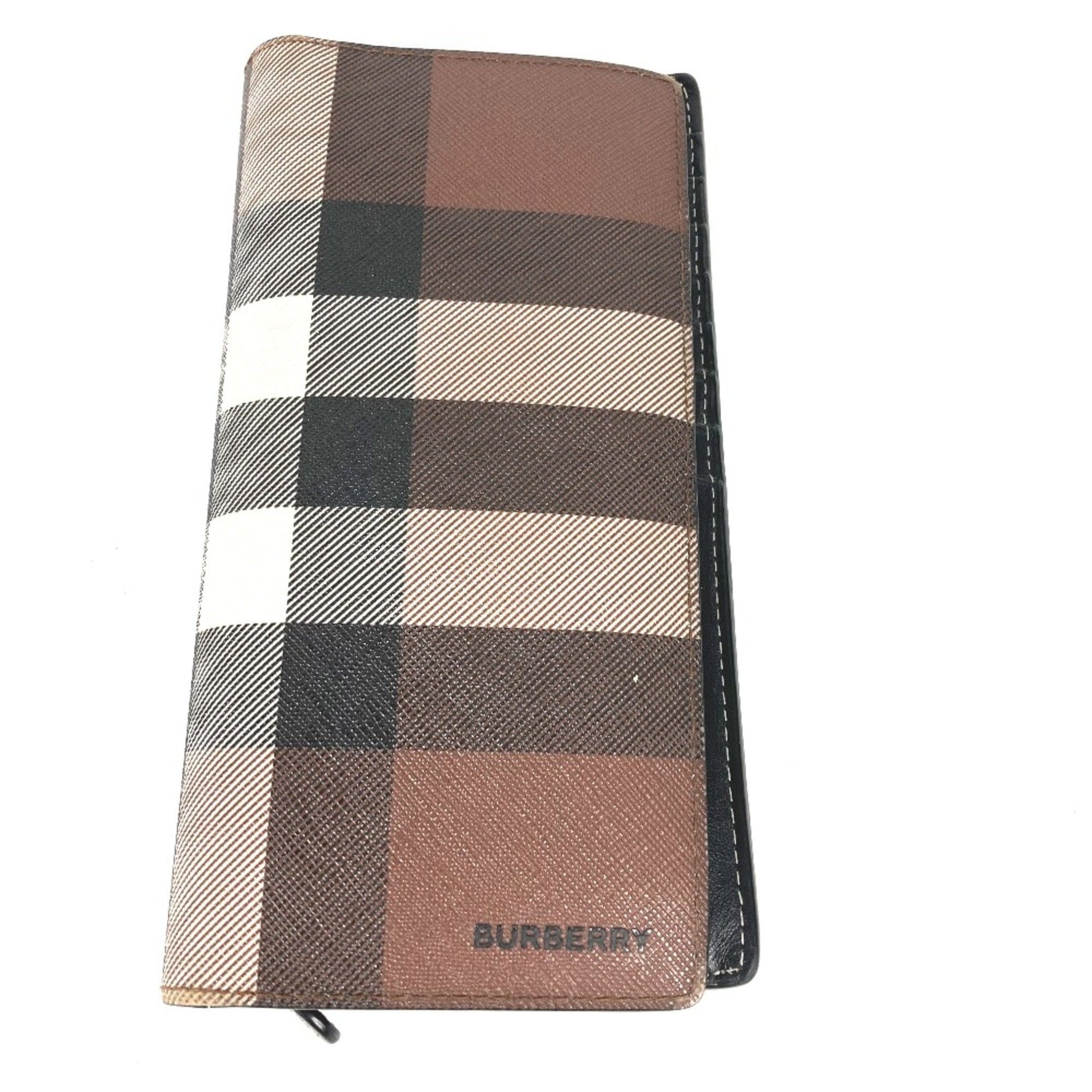 Burberry Long wallet Bifold Long Wallet Dark birch