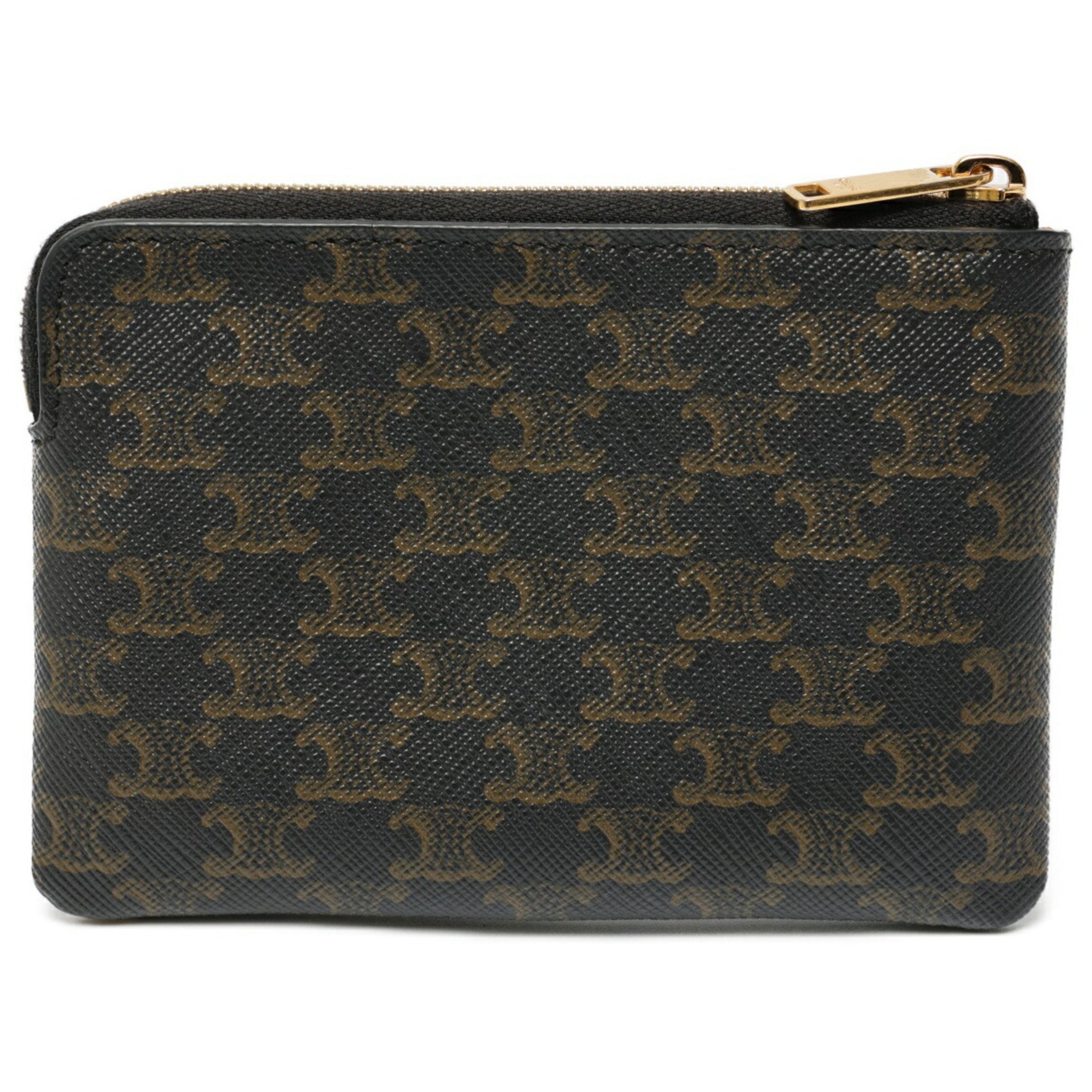 Celine Coin & Card Case Triomphe Canvas