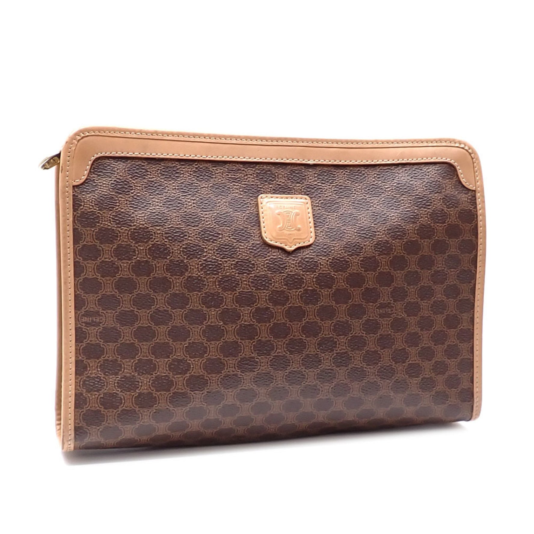 Celine Clutch Bag PVC Second Macadam