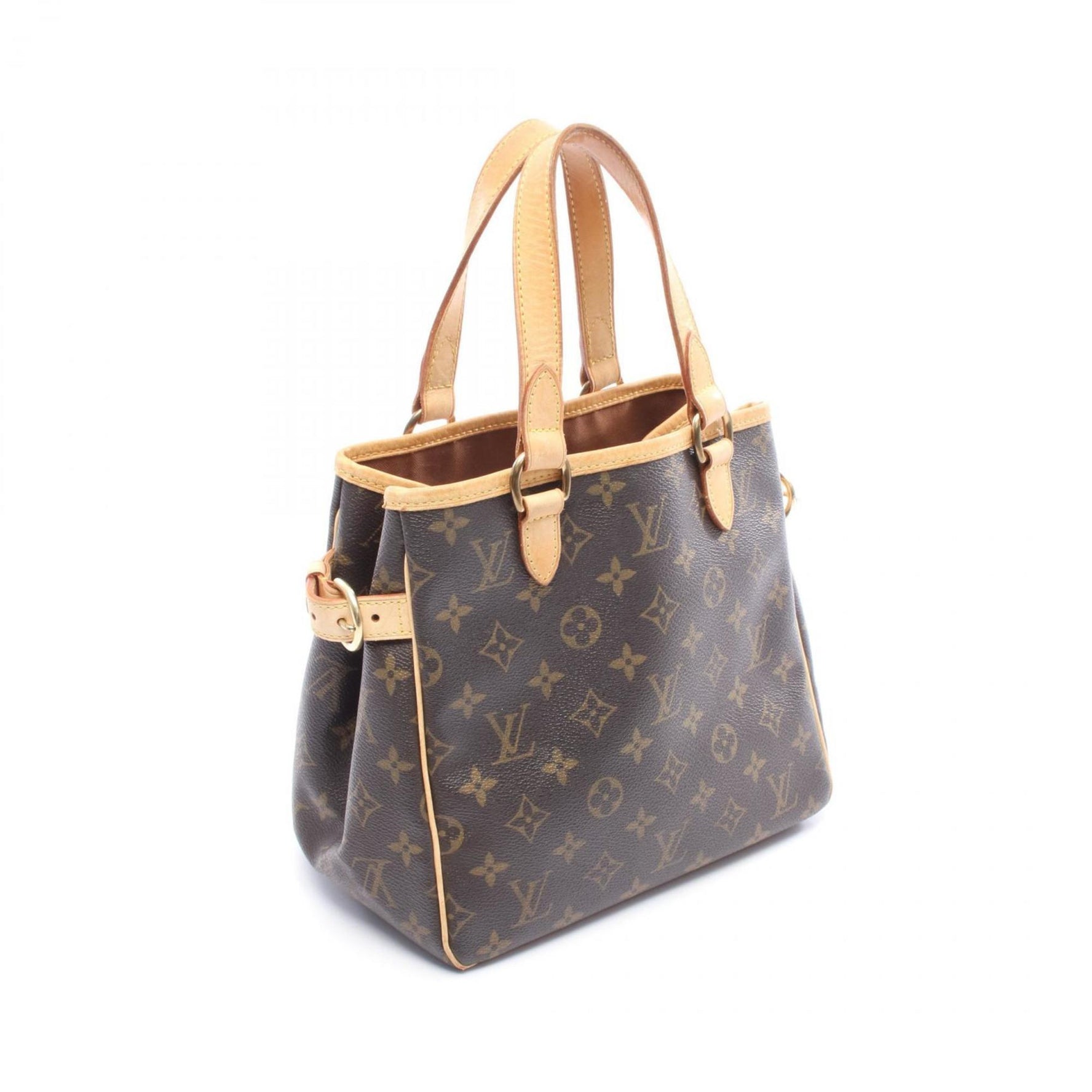 Louis Vuitton Batignolles Handbag, Coated Canvas and Leather, Monogram, Brown