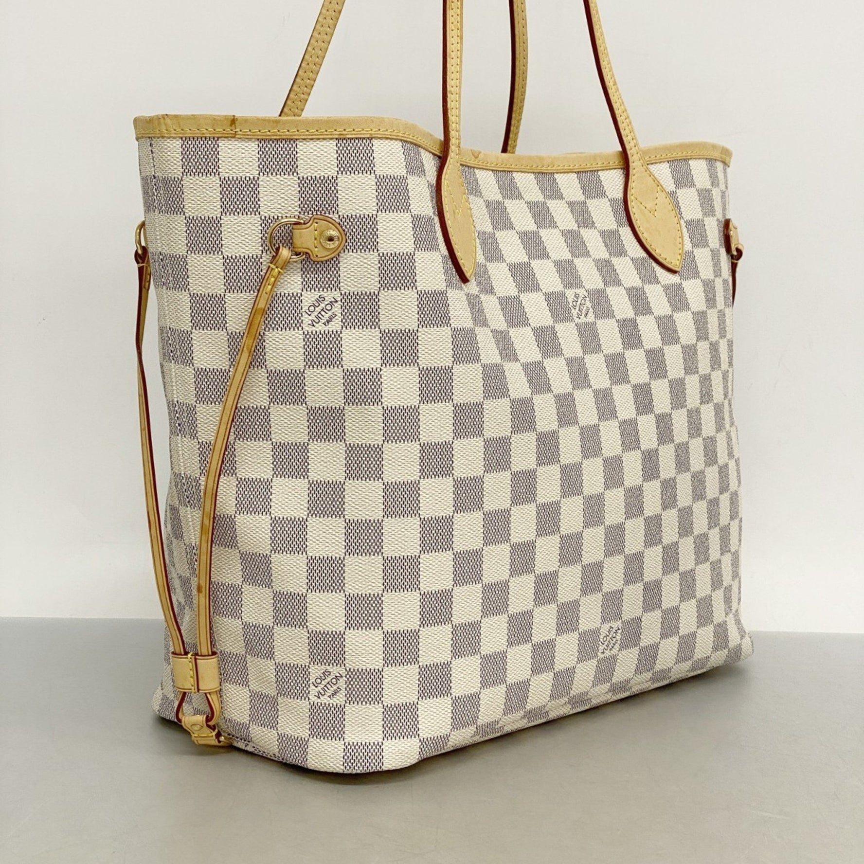 Louis Vuitton Damier Azur Neverfull MM Tote Bag