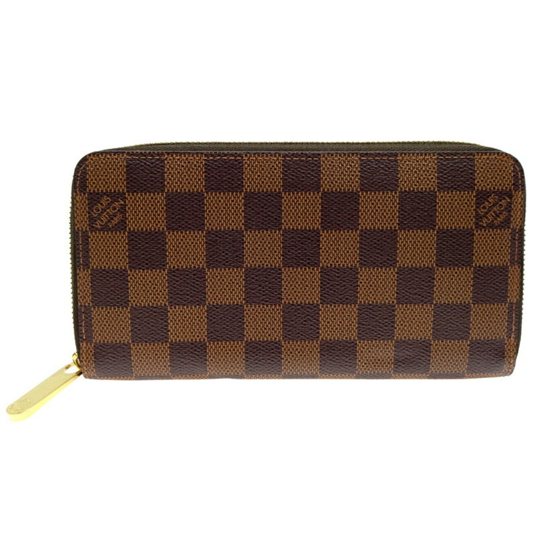 Louis Vuitton Zippy Wallet and Men's Long Damier Ebene (Brown)