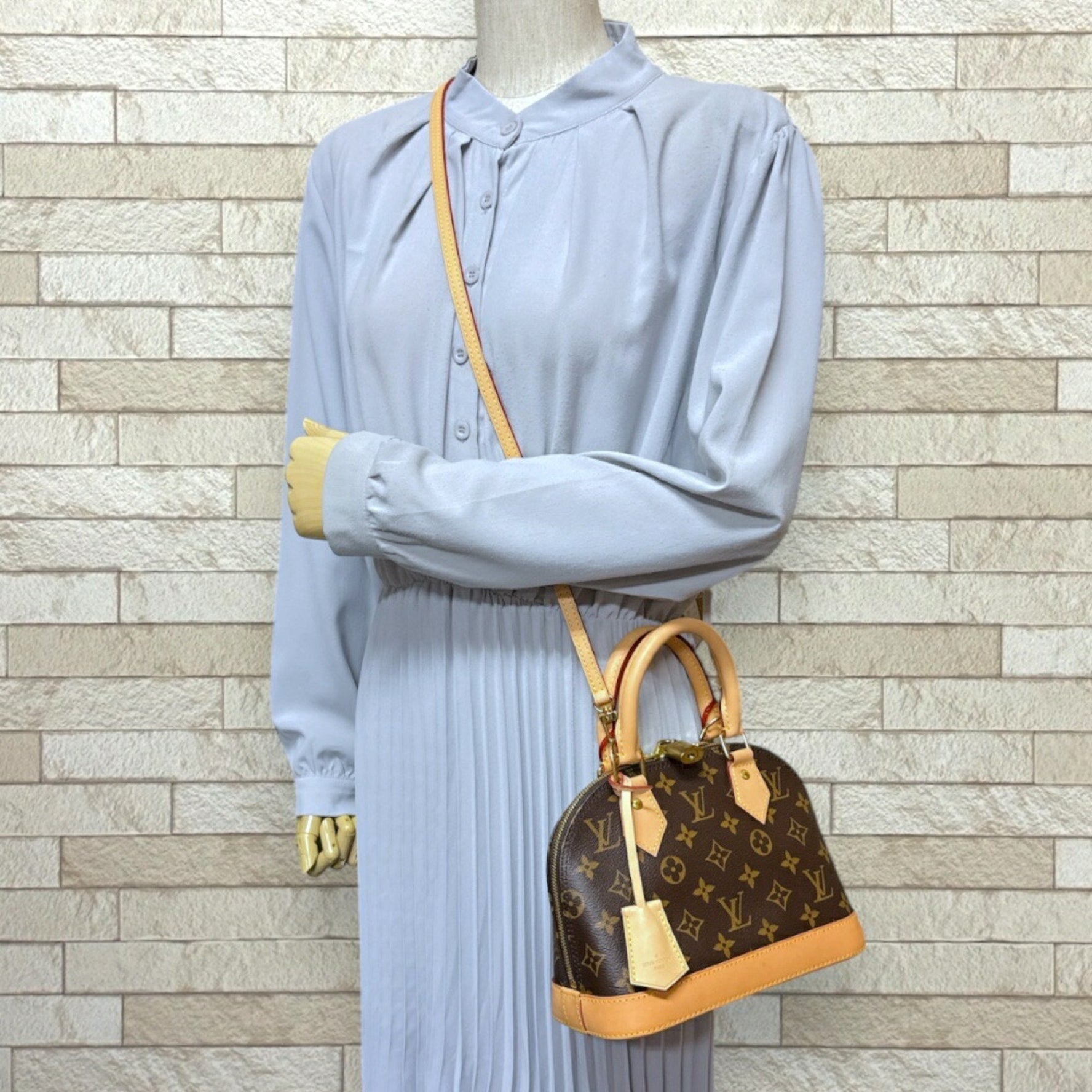 Louis Vuitton Alma BB Monogram Shoulder Bag, LOUIS VUITTON