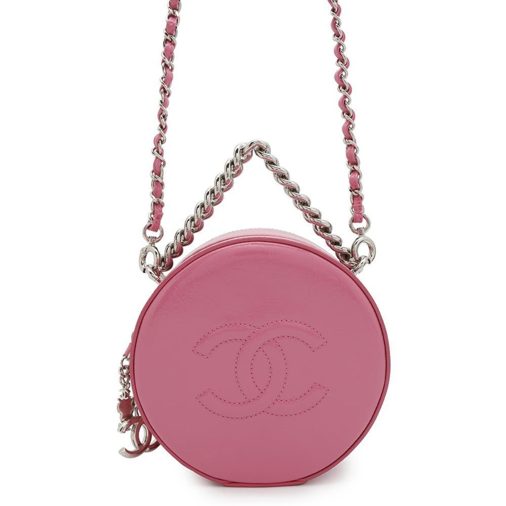 Chanel Chain Shoulder Bag Round As Earth Patent