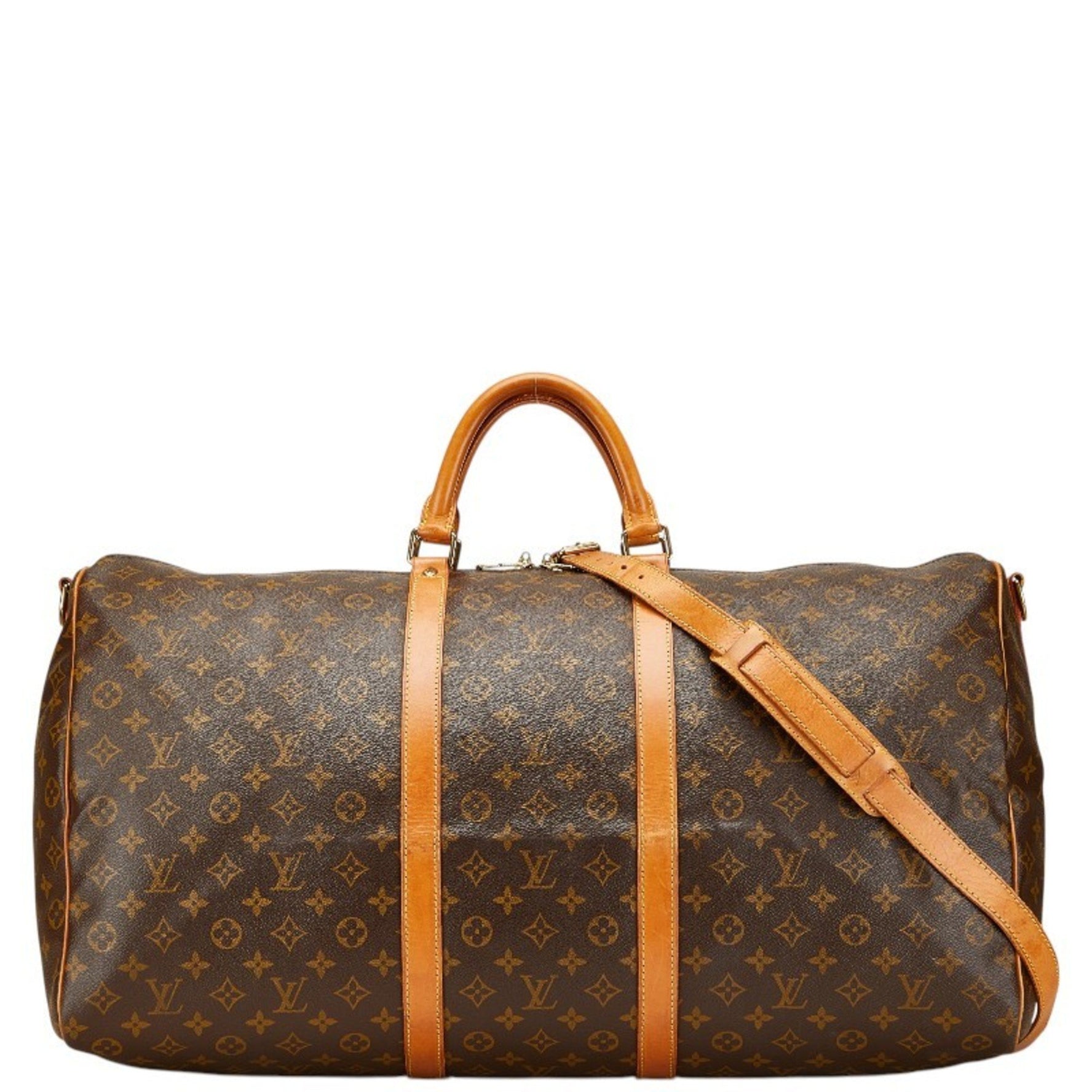 Louis Vuitton Monogram Keepall Bandouliere 60 Boston/Shoulder Bag, Leather, LOUIS VUITTON