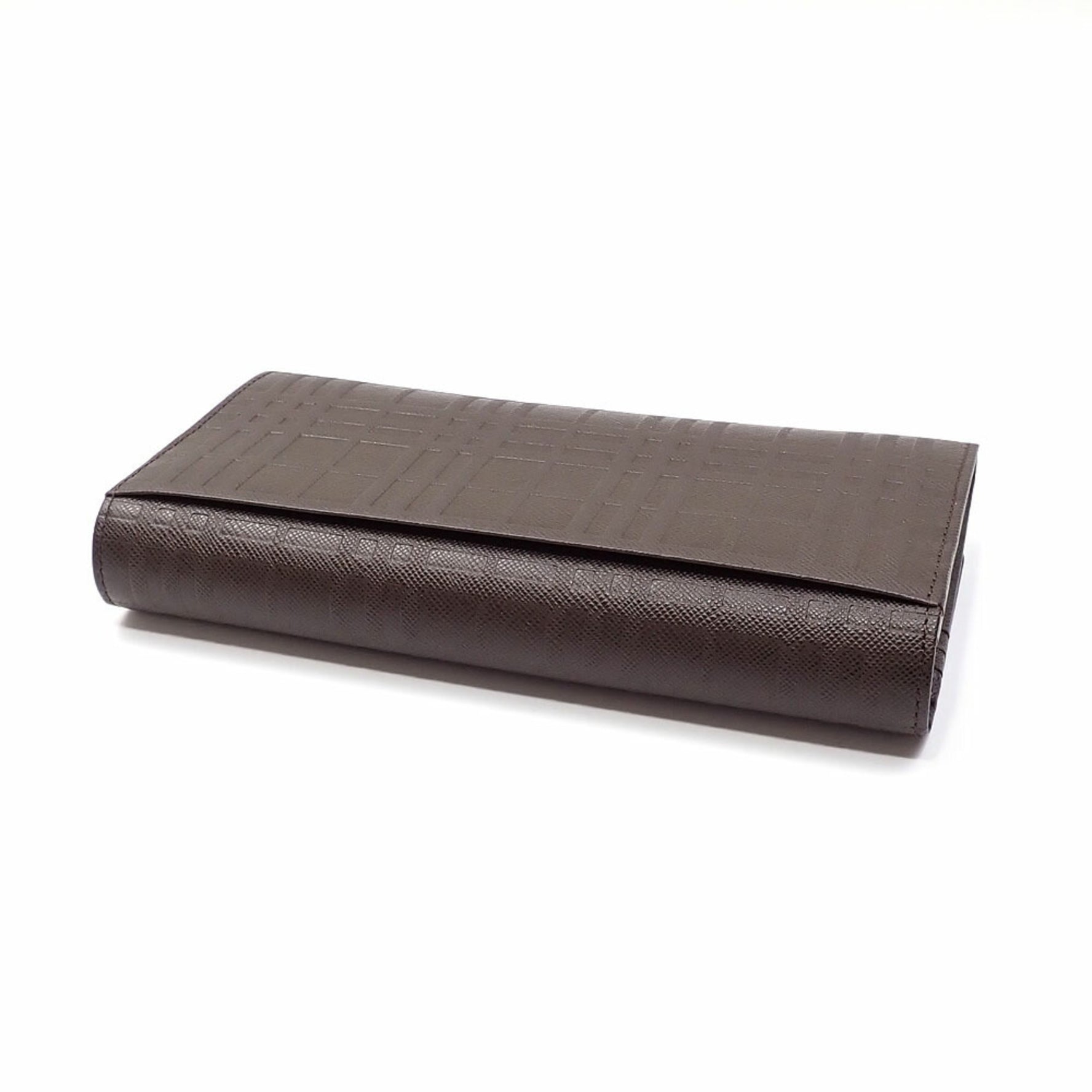 Burberry bifold long wallet leather men's