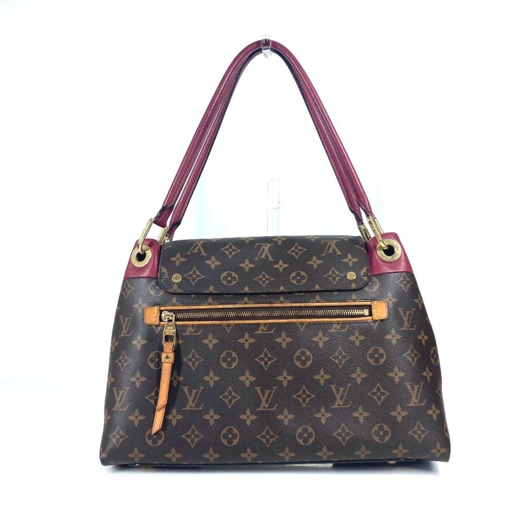 Louis Vuitton Monogram Olympe Auror Handbag Bag Flap Shoulder Canvas Purple
