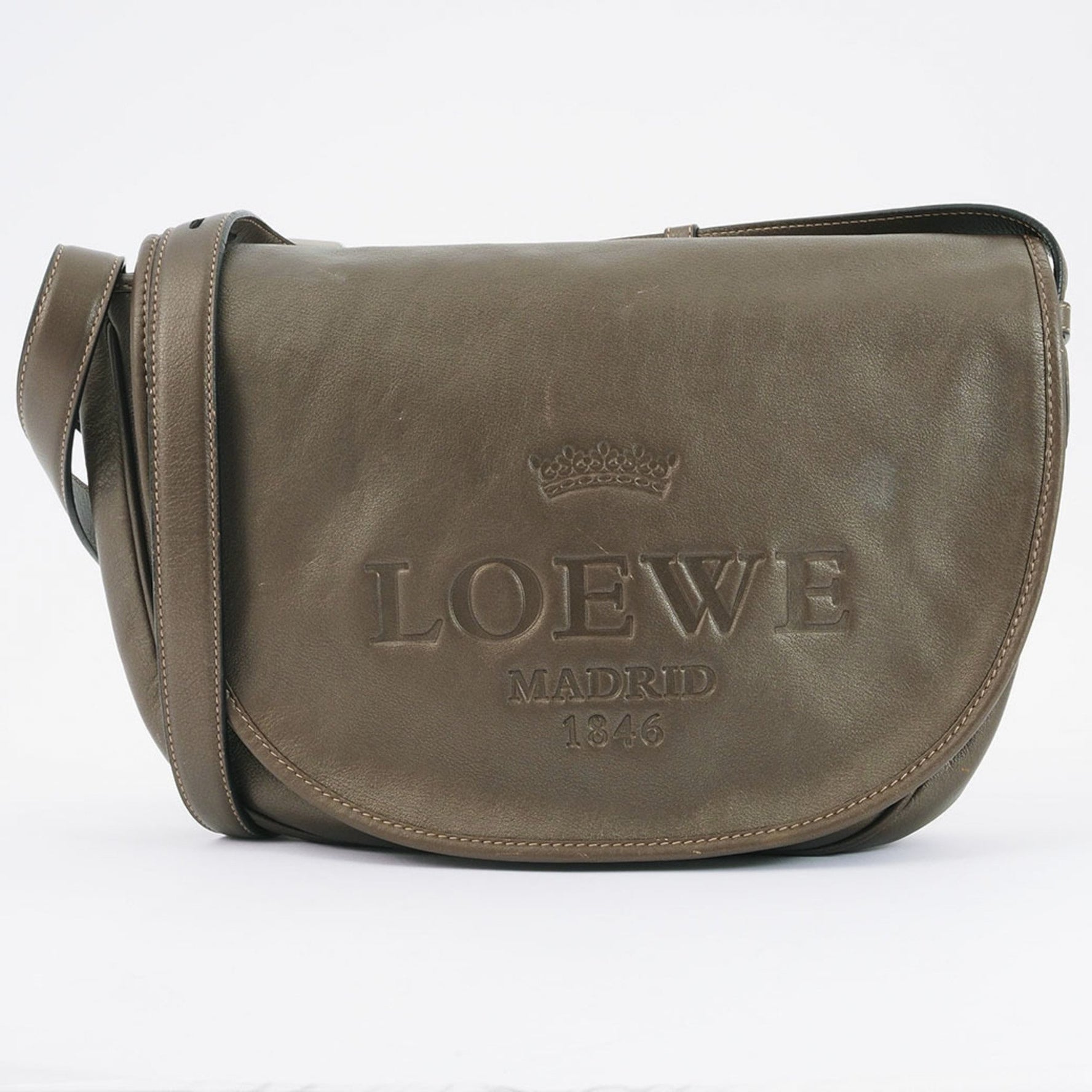 LOEWE Heritage Shoulder Leather Flap