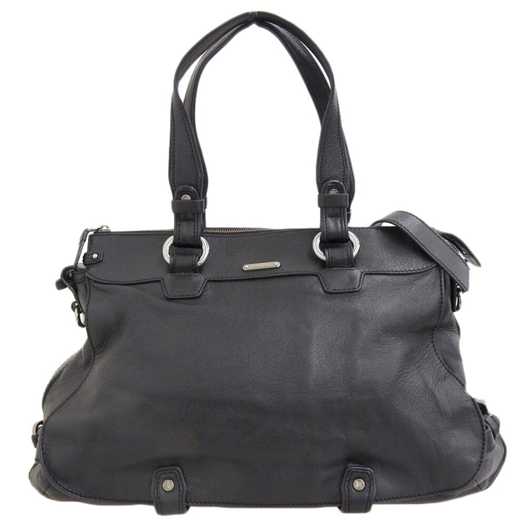 CELINE Triomphe bag, handbag, shoulder leather, side buckle