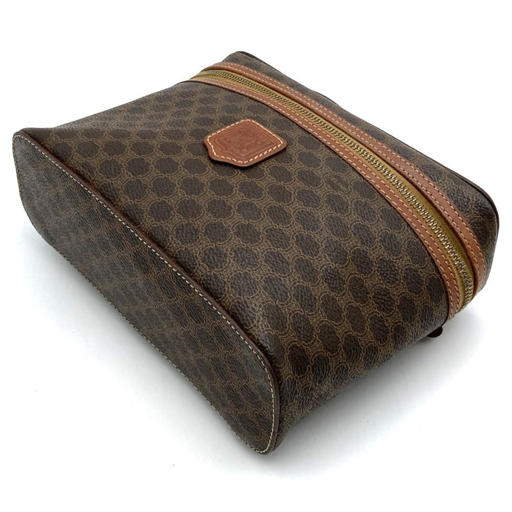 CELINE Macadam Vanity Bag, Handbag, Pouch