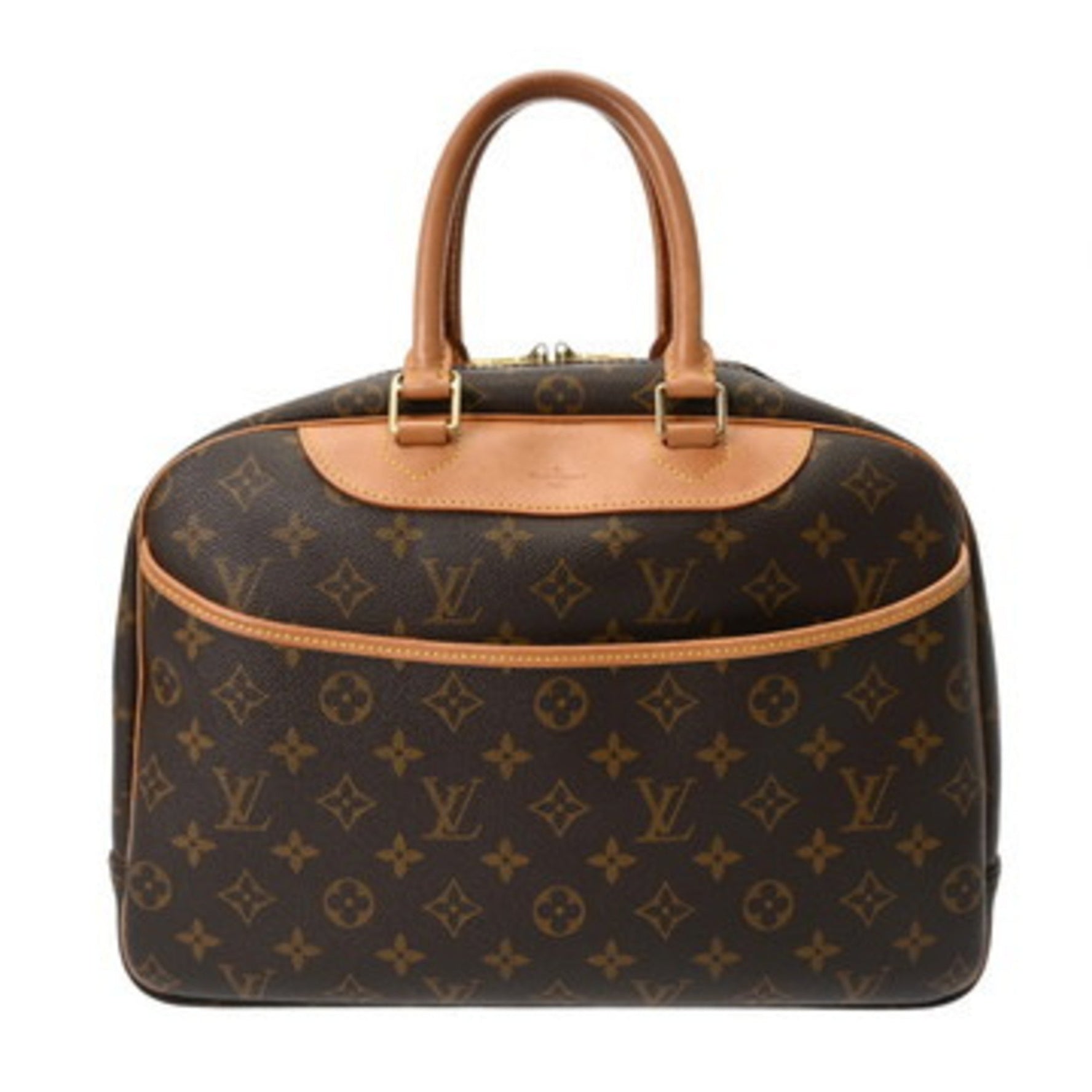 LOUIS VUITTON Monogram Deauville Canvas Handbag