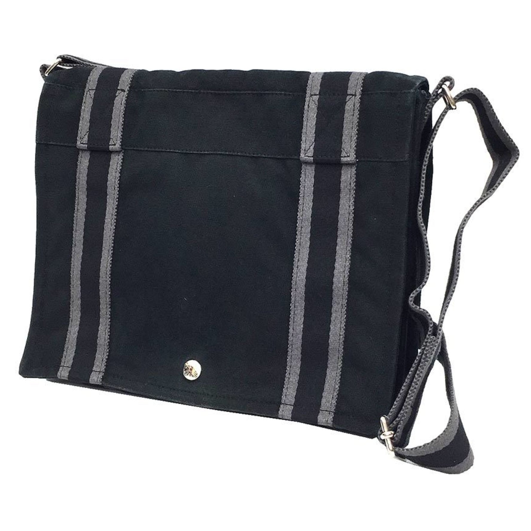 HERMES Foule Toubasas PM Shoulder Bag Canvas