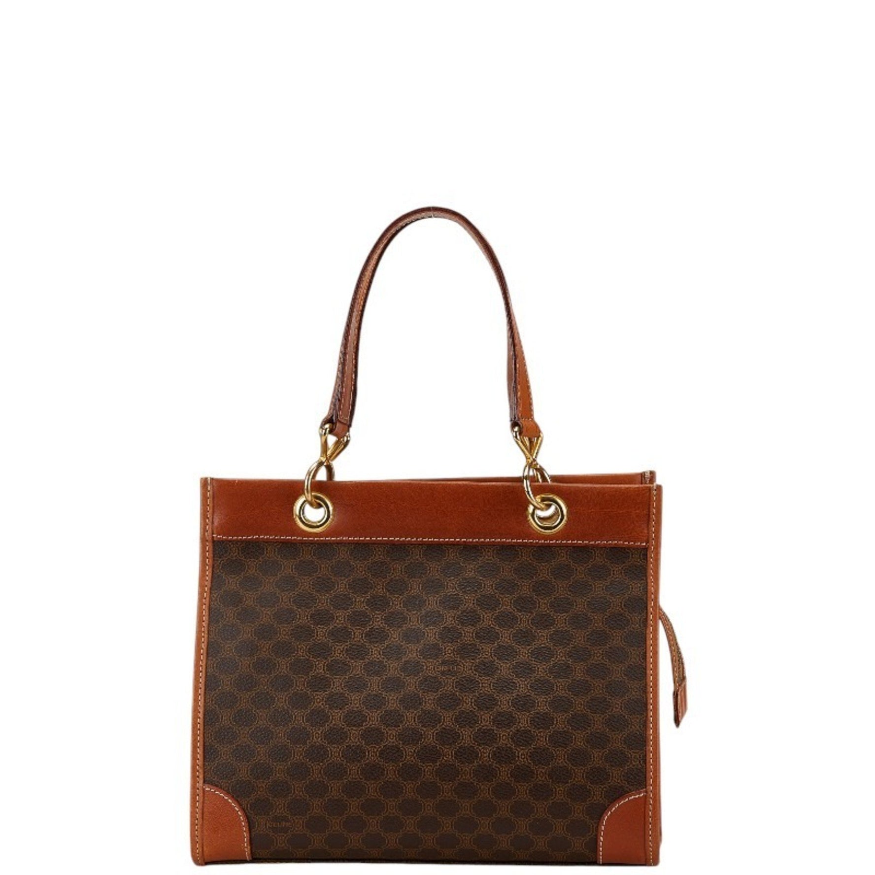 Celine Macadam Handbag Tote Bag PVC Leather