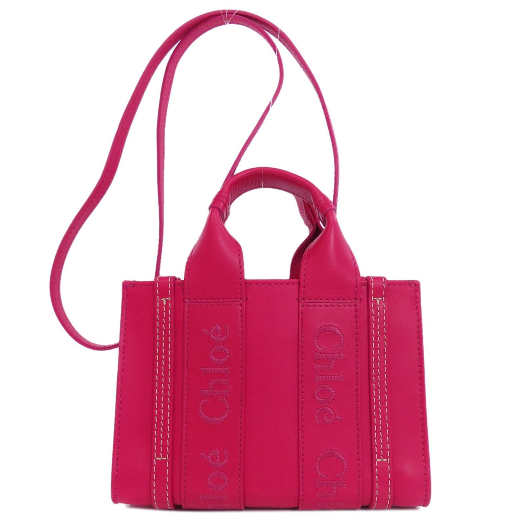 Chloé Chloe Woodymi Handbag Leather CHLOE