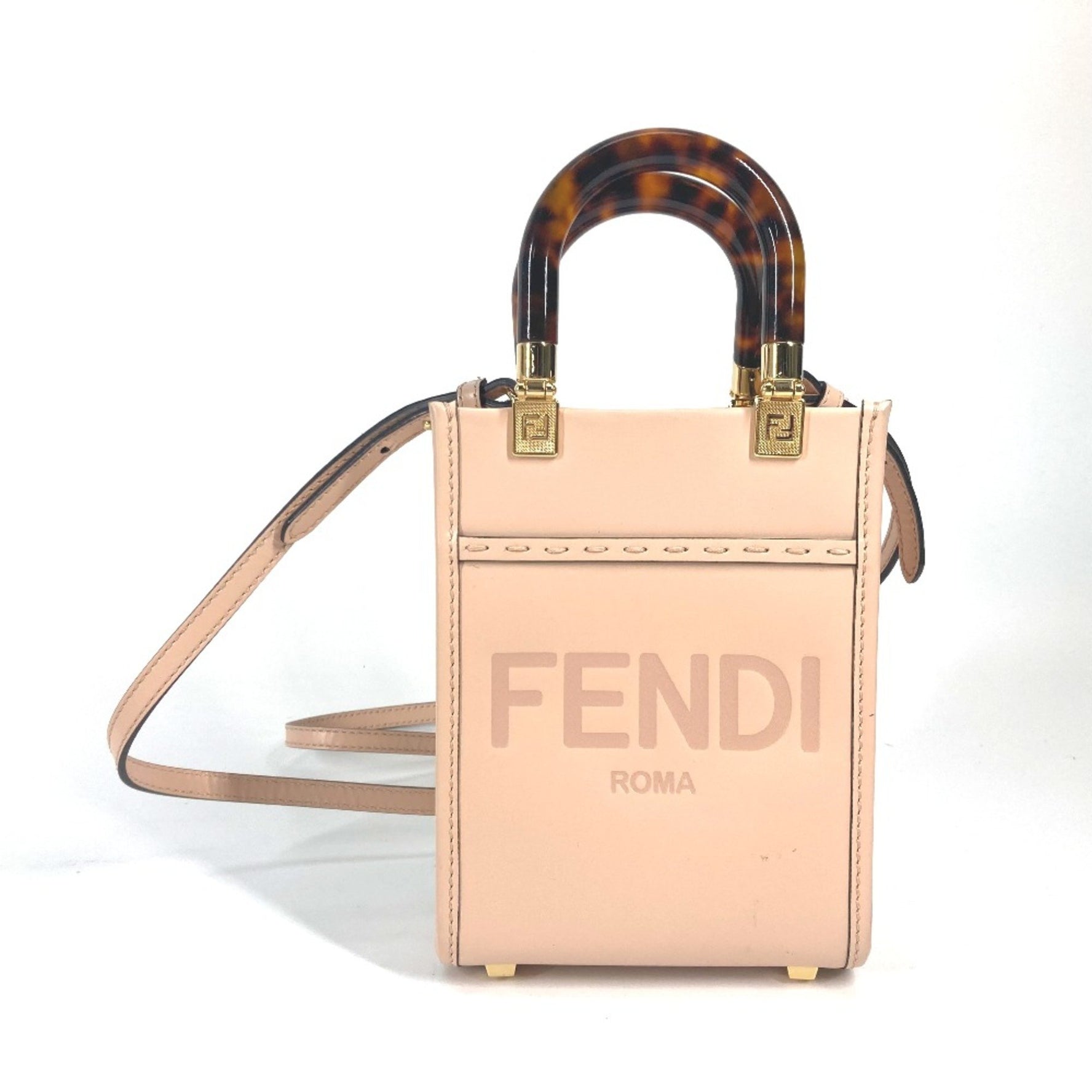 Fendi Shoulder Bag Crossbody bag Hand Bag BeigeBased