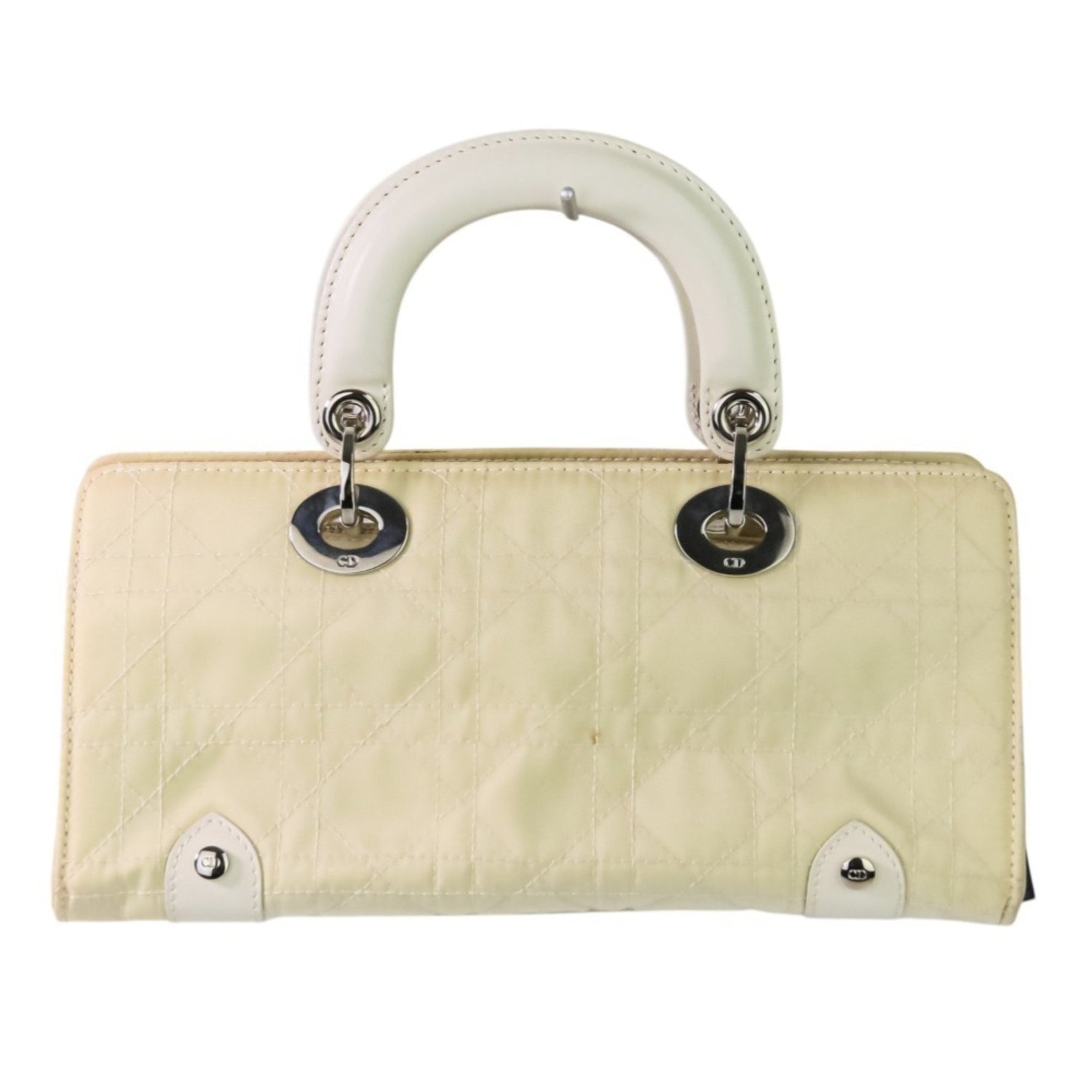 Christian Dior Lady Cannage Nylon Handbag