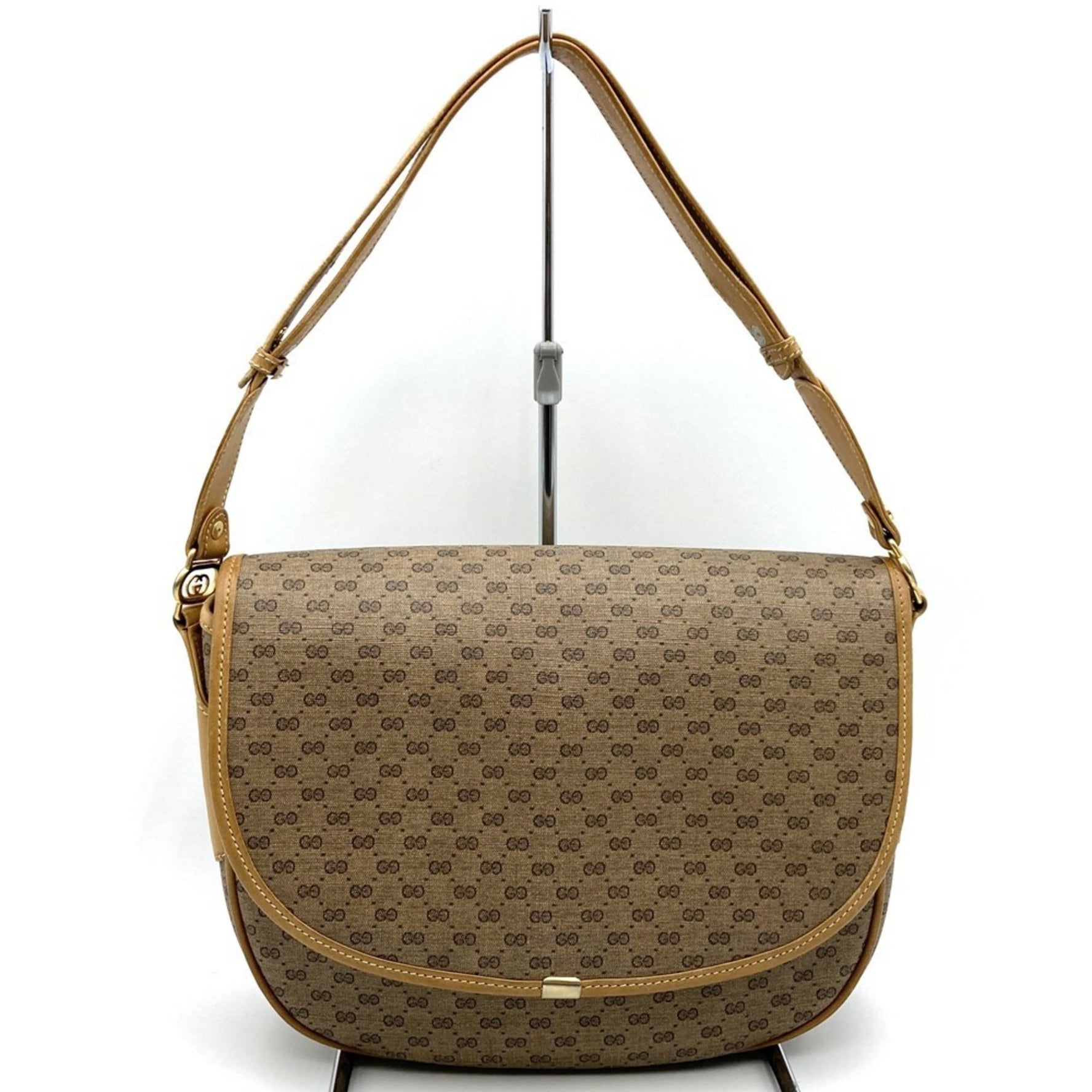 GUCCI Old 001 4798 Shoulder Bag GG Supreme Canvas Micro