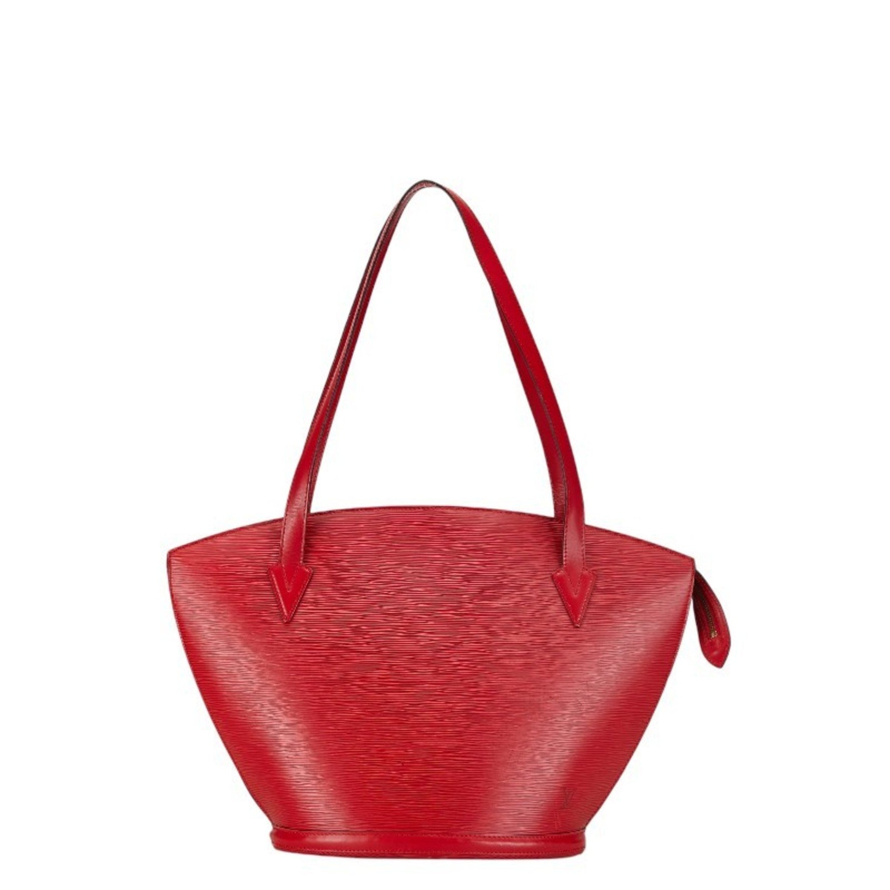 Louis Vuitton Epi Saint Jacques Shoulder Bag Tote Castilian Red Leather