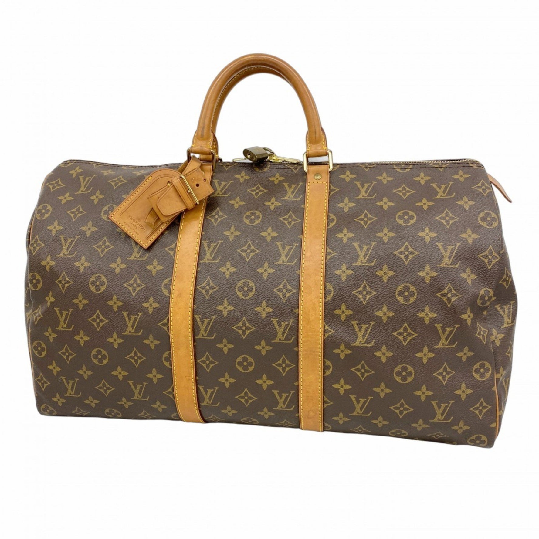 Louis Vuitton Monogram Keepall 50 Boston Bag Men's and