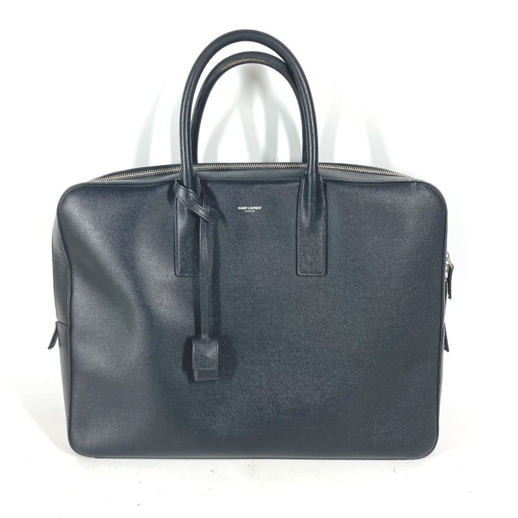 Saint Laurent Paris Classic Museum Bag Handbag Tote Leather Men's