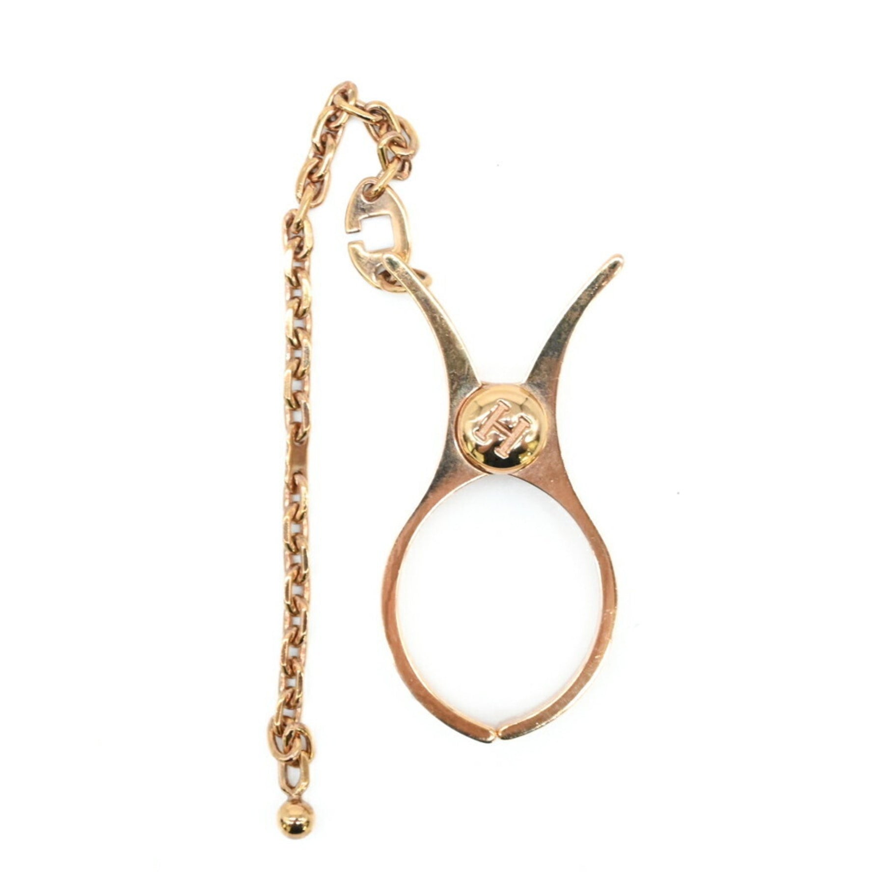 HERMES Fillou Glove Holder Dore Rose