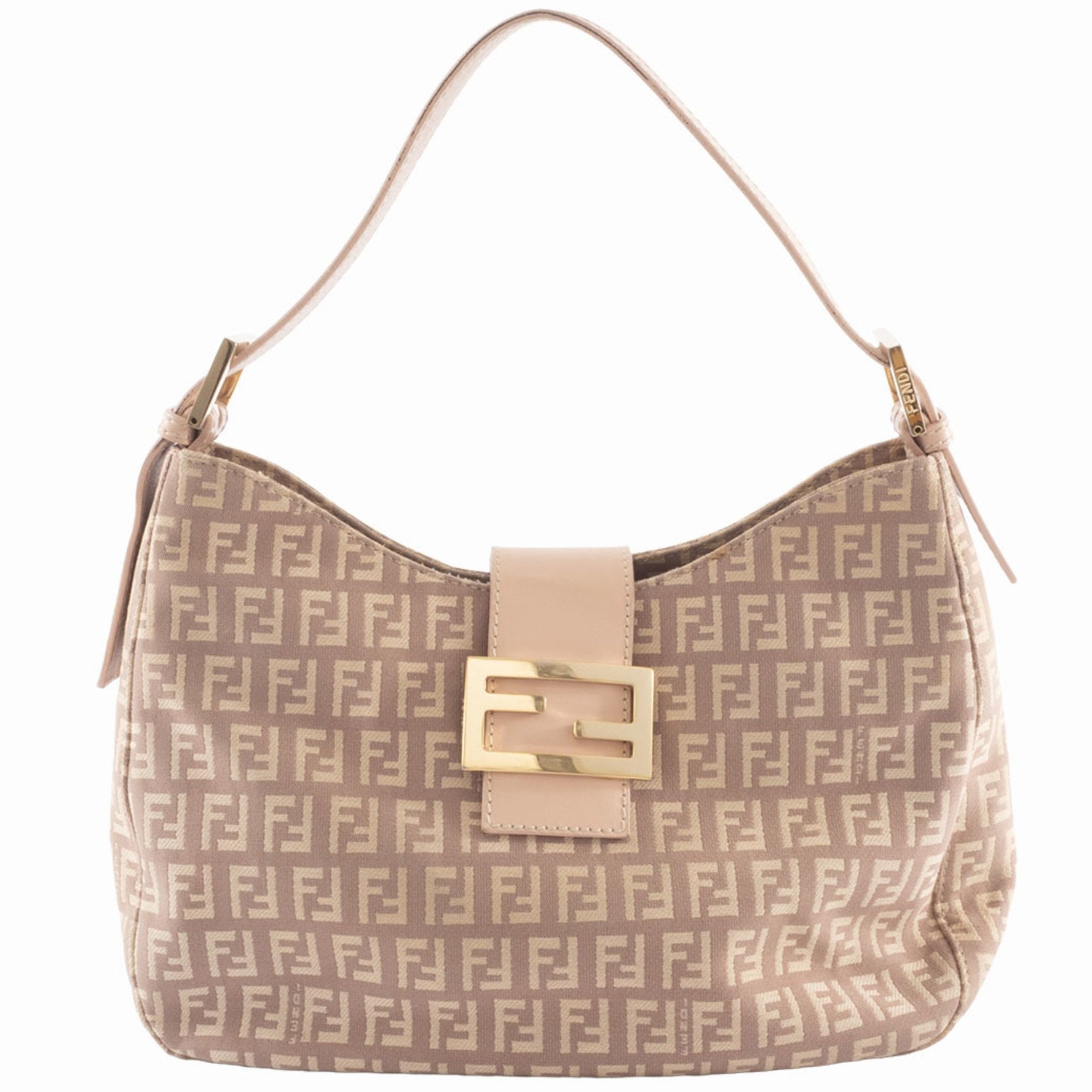 Fendi Zucca Shoulder Bag Pink