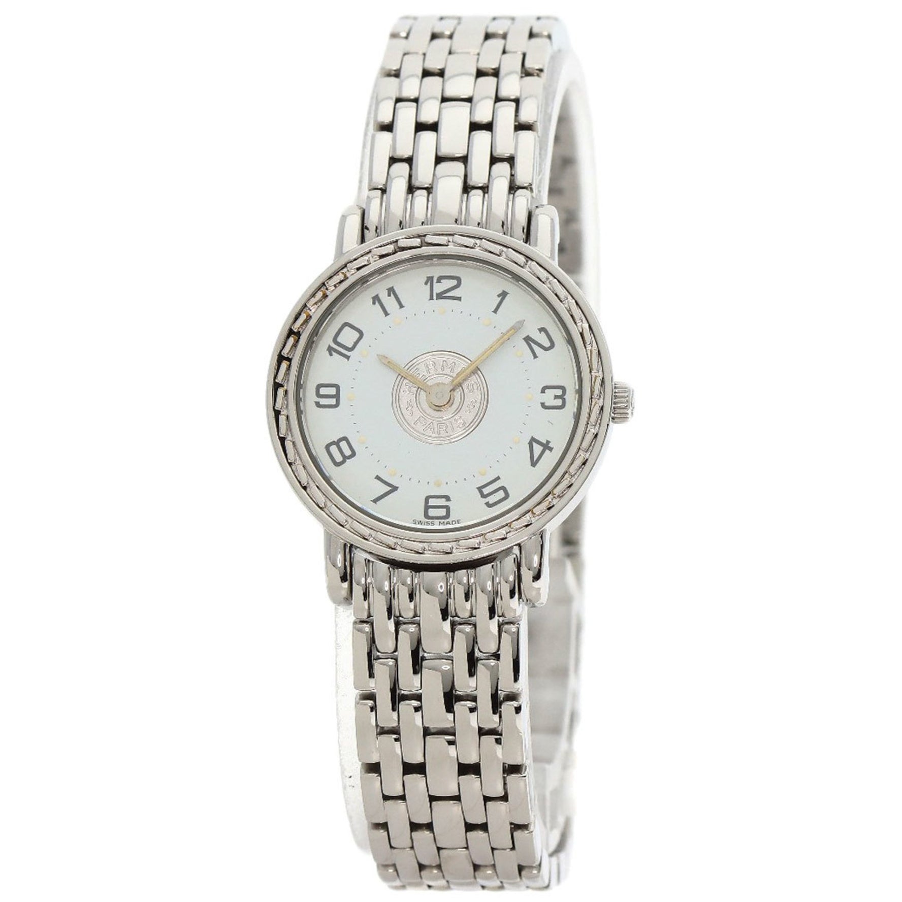 Hermes Serie Watch Stainless Steel SS Ladies