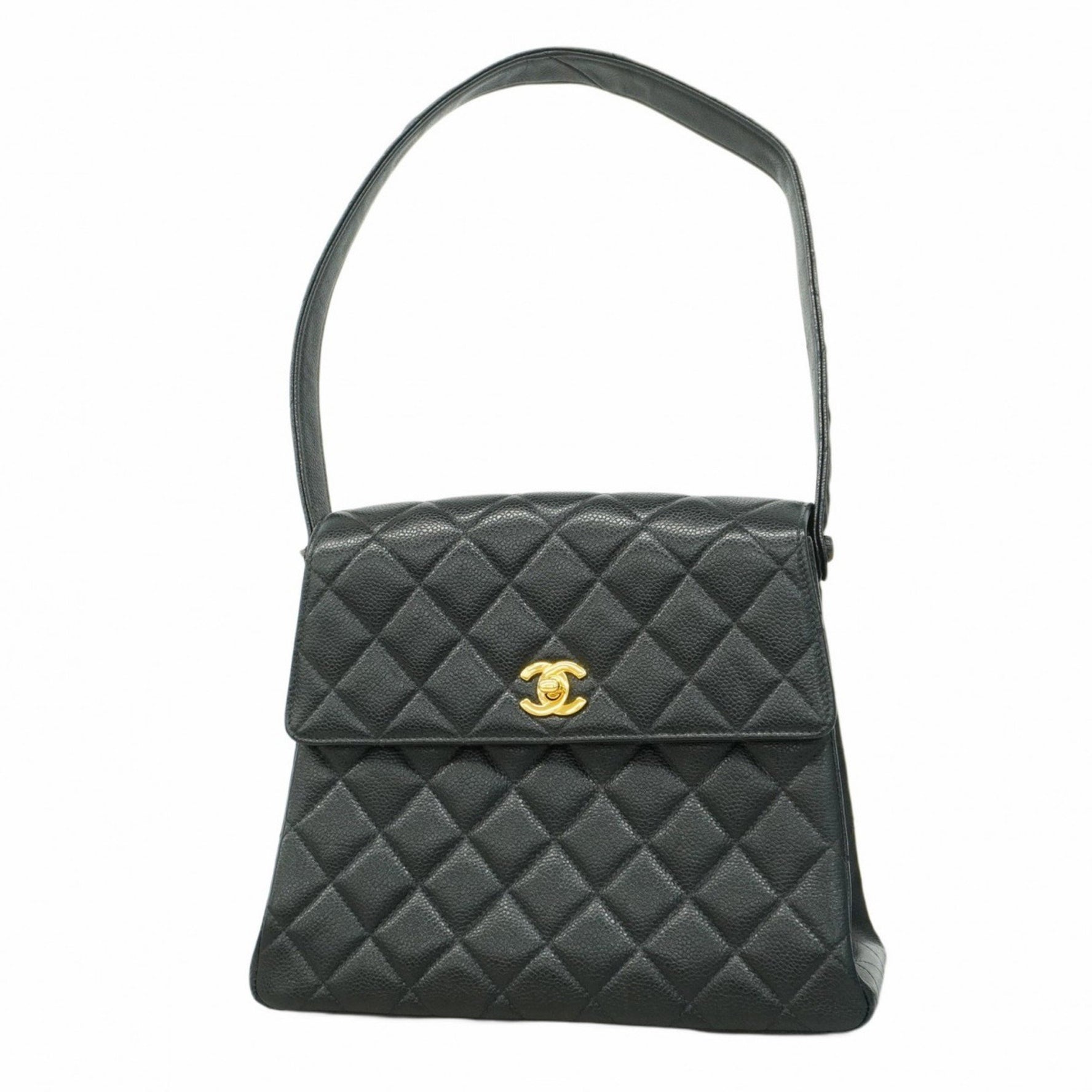 Chanel Matelasse Shoulder Bag in Caviar Skin