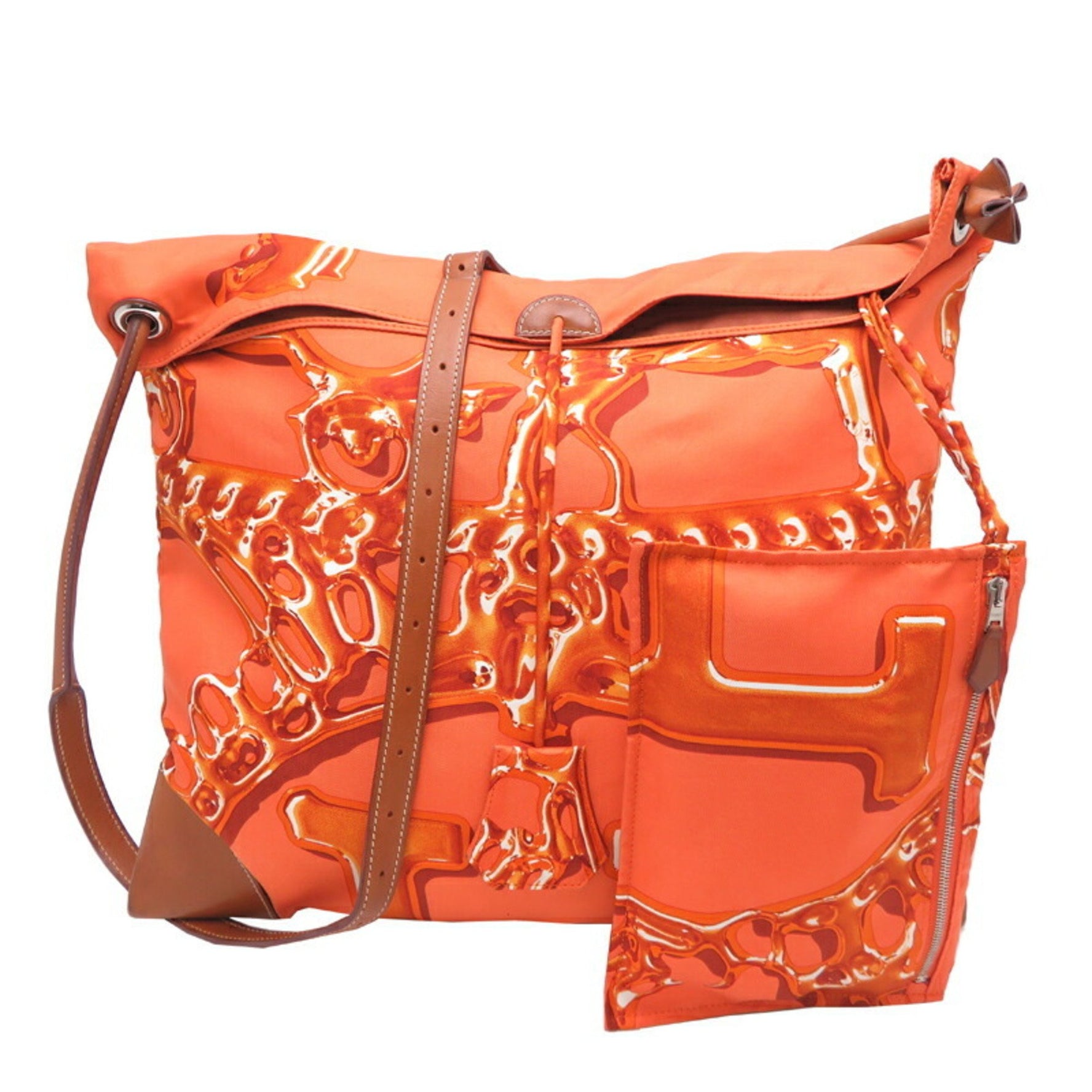 Hermes Silky City MM Shoulder Bag Silk