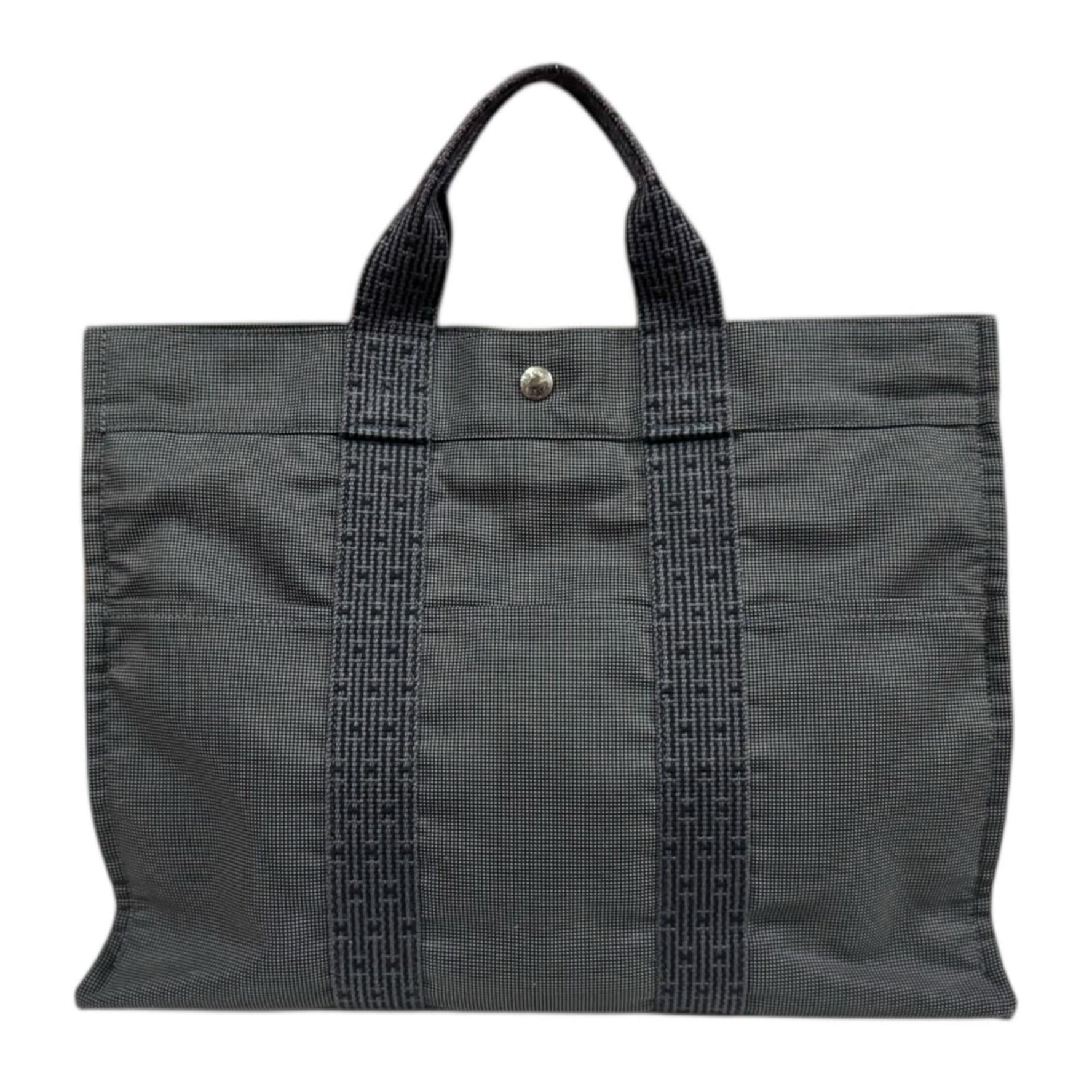 Hermes Tote MM Air Line Bag Canvas