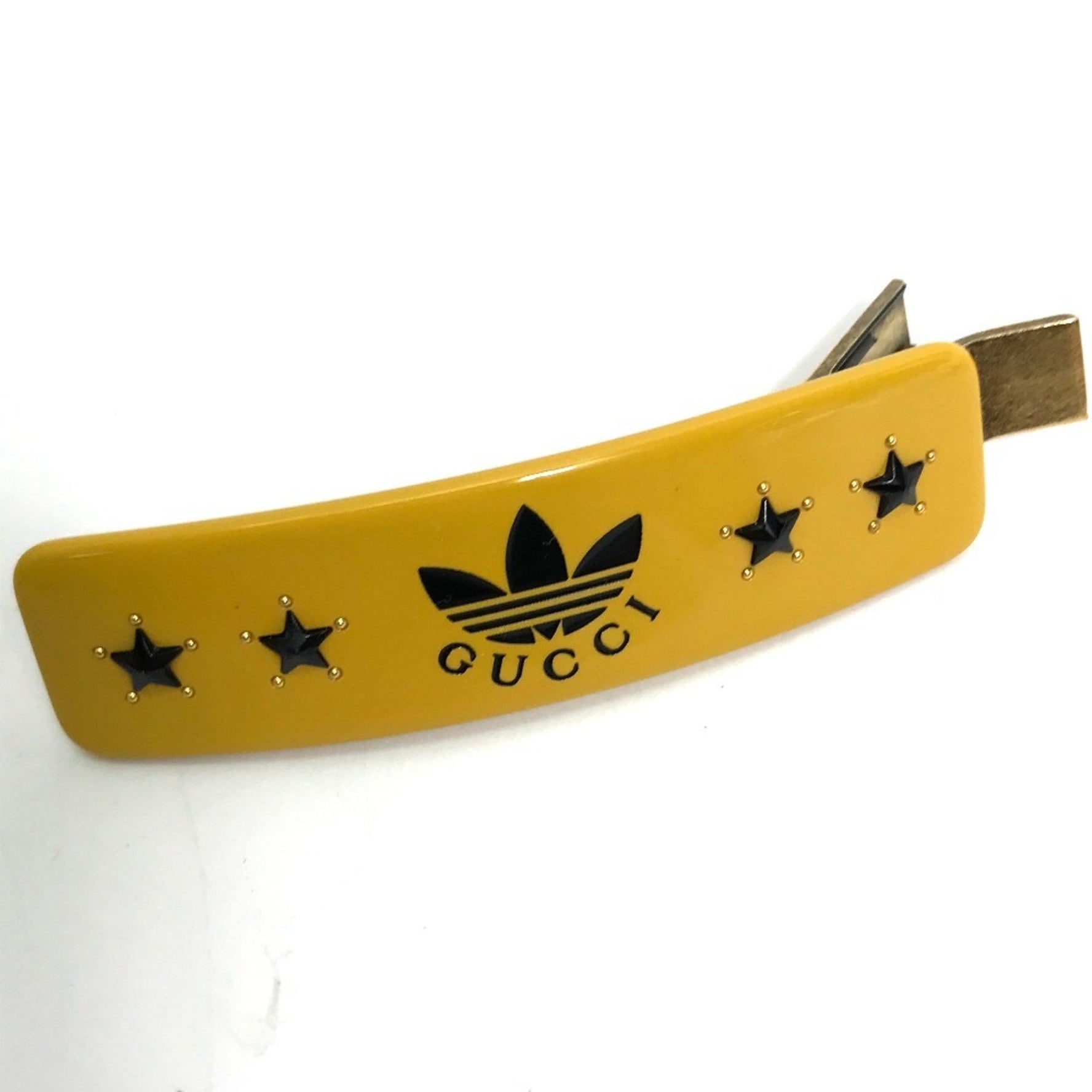 GUCCI Hair Accessory, Adidas Collaboration Clip Barrette, Plastic