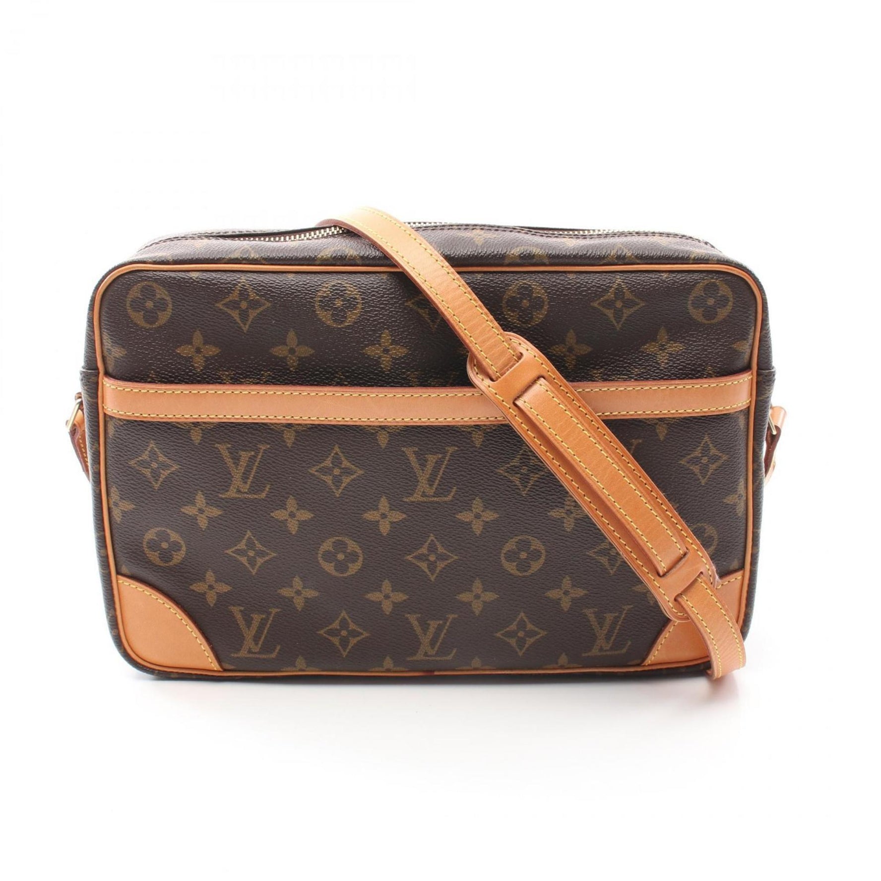 Louis Vuitton Trocadero 30 Shoulder Bag Coated Canvas Leather Monogram
