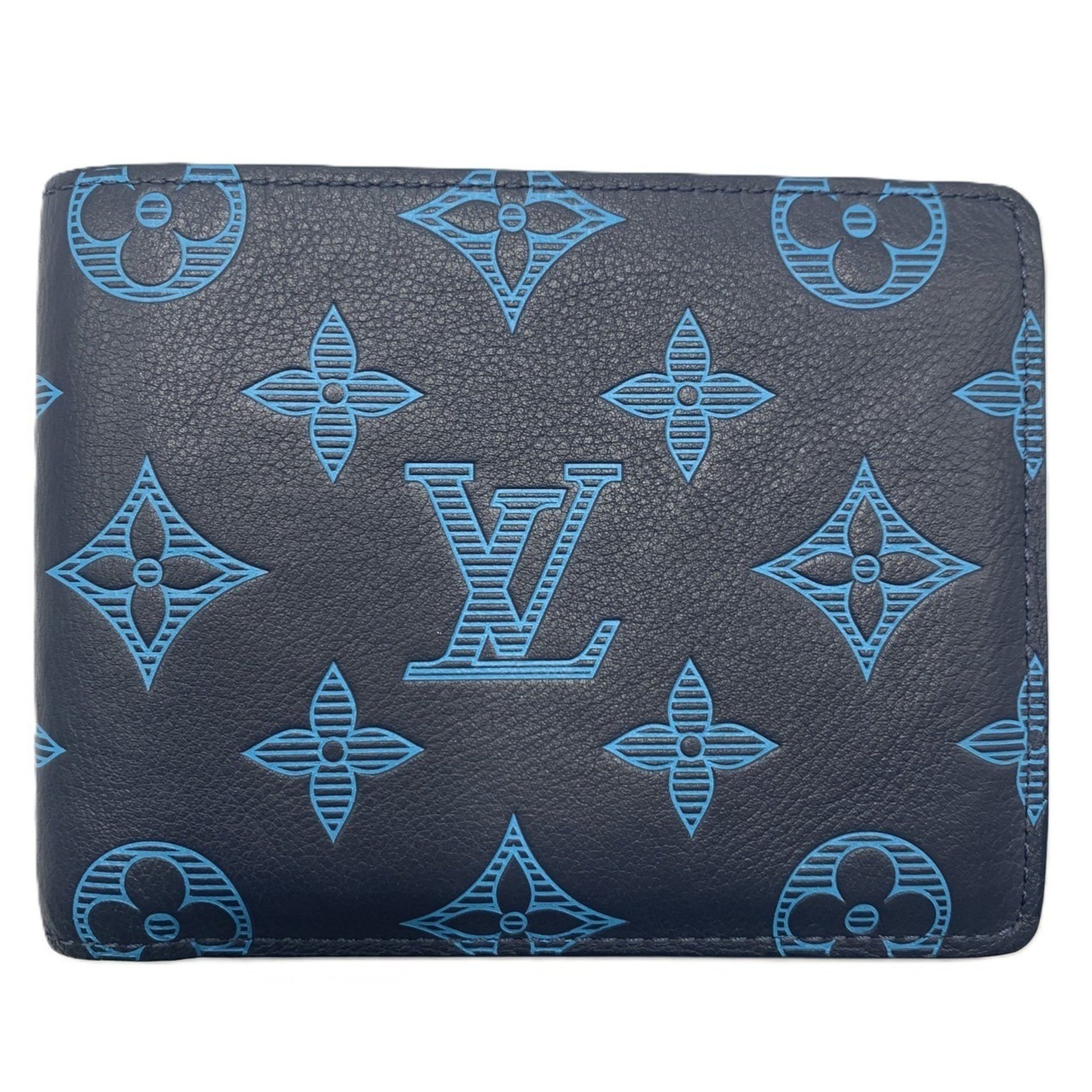 Louis Vuitton Wallet Bi-fold Portefeuille Multiple Monogram Shadow