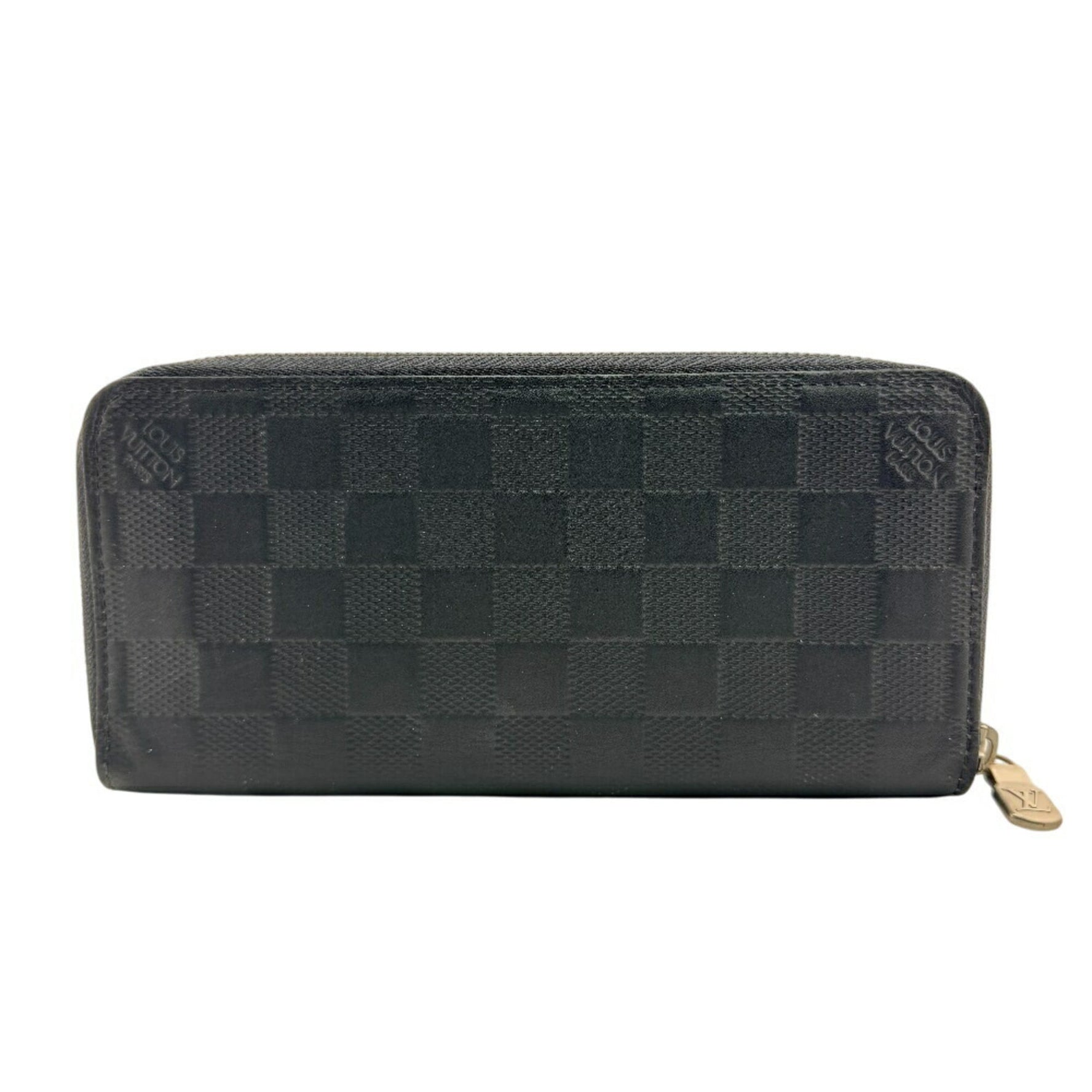 LOUIS VUITTON Vertical Round Damier Infini Long Wallet
